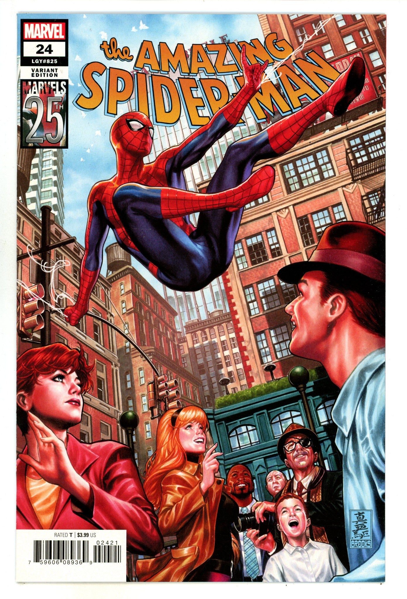 Amazing Spider-Man Vol 5 24 (825) High Grade (2019) Brooks Variant 