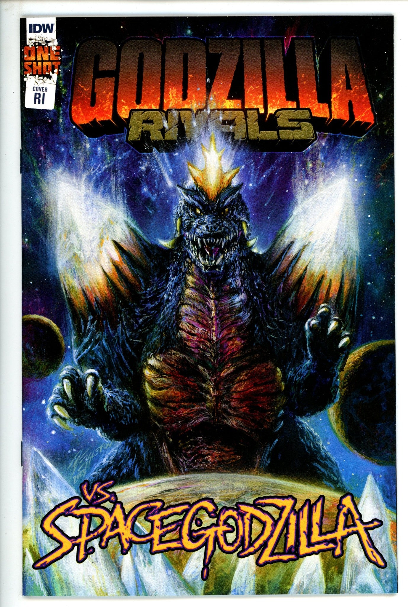 Godzilla Rivals VS Spacegodzilla 1 Eggleton Incentive Variant NM+ (2023)