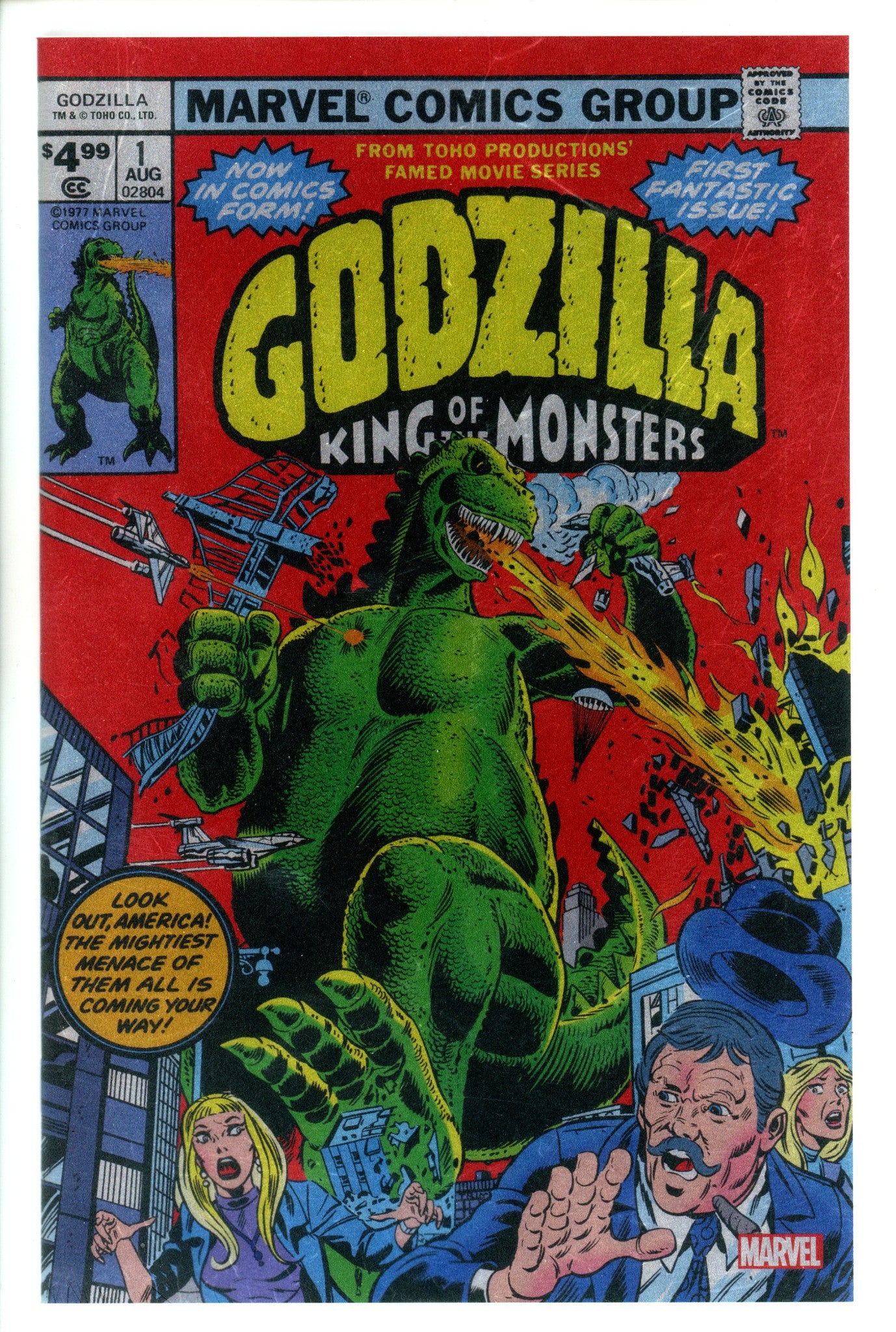 Godzilla 1 Trimpe Facsimile Foil Variant (2024)