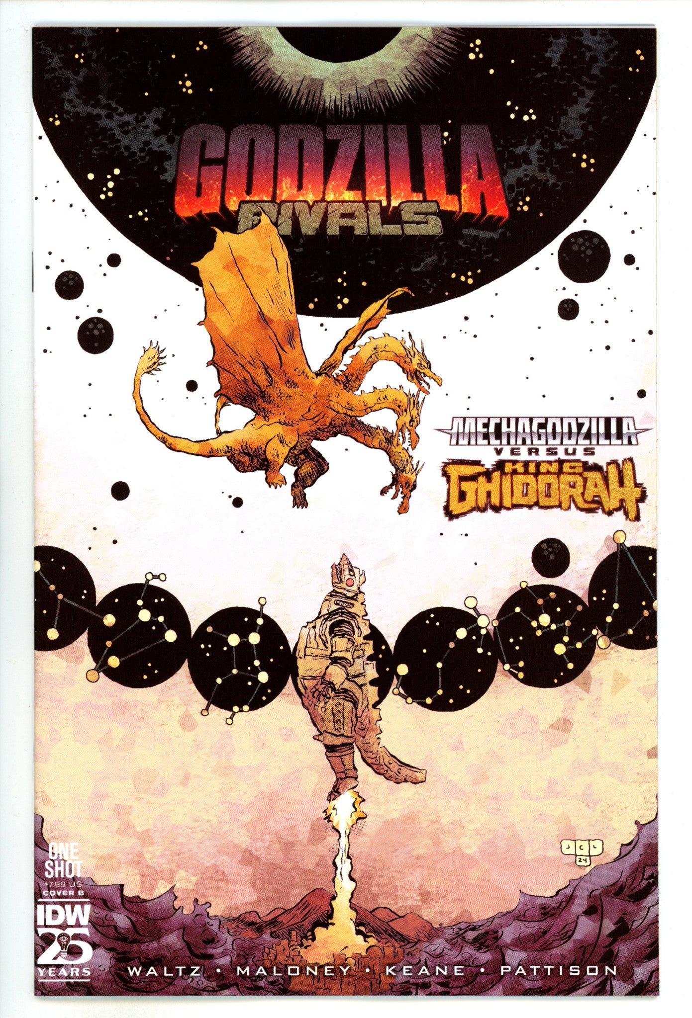 Godzilla Rivals: Mechagodzilla Vs. King Ghidorah 1 Lonergan Variant (2024)