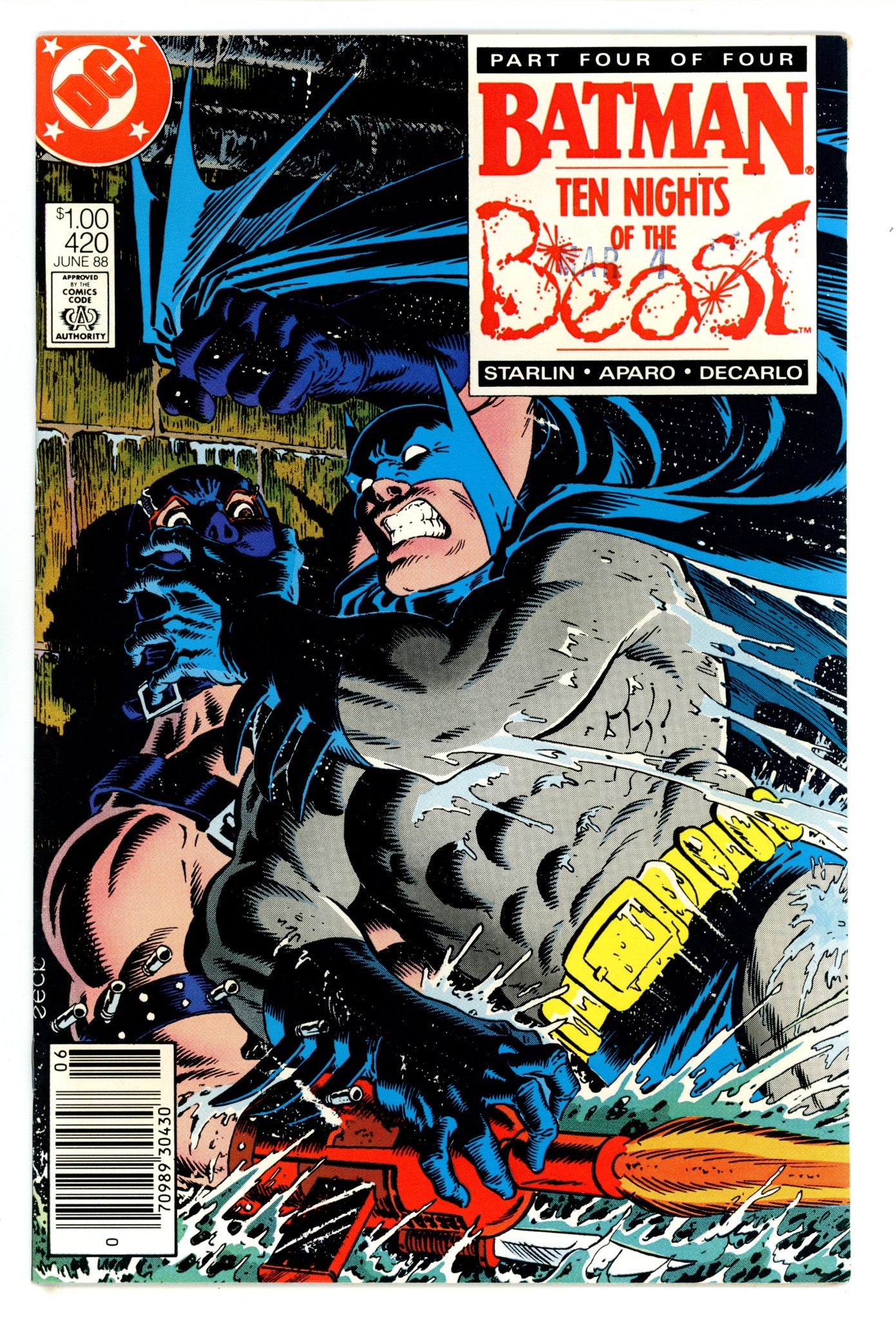 Batman Vol 1 420 FN/VF (7.0) (1988) Canadian Price Variant 