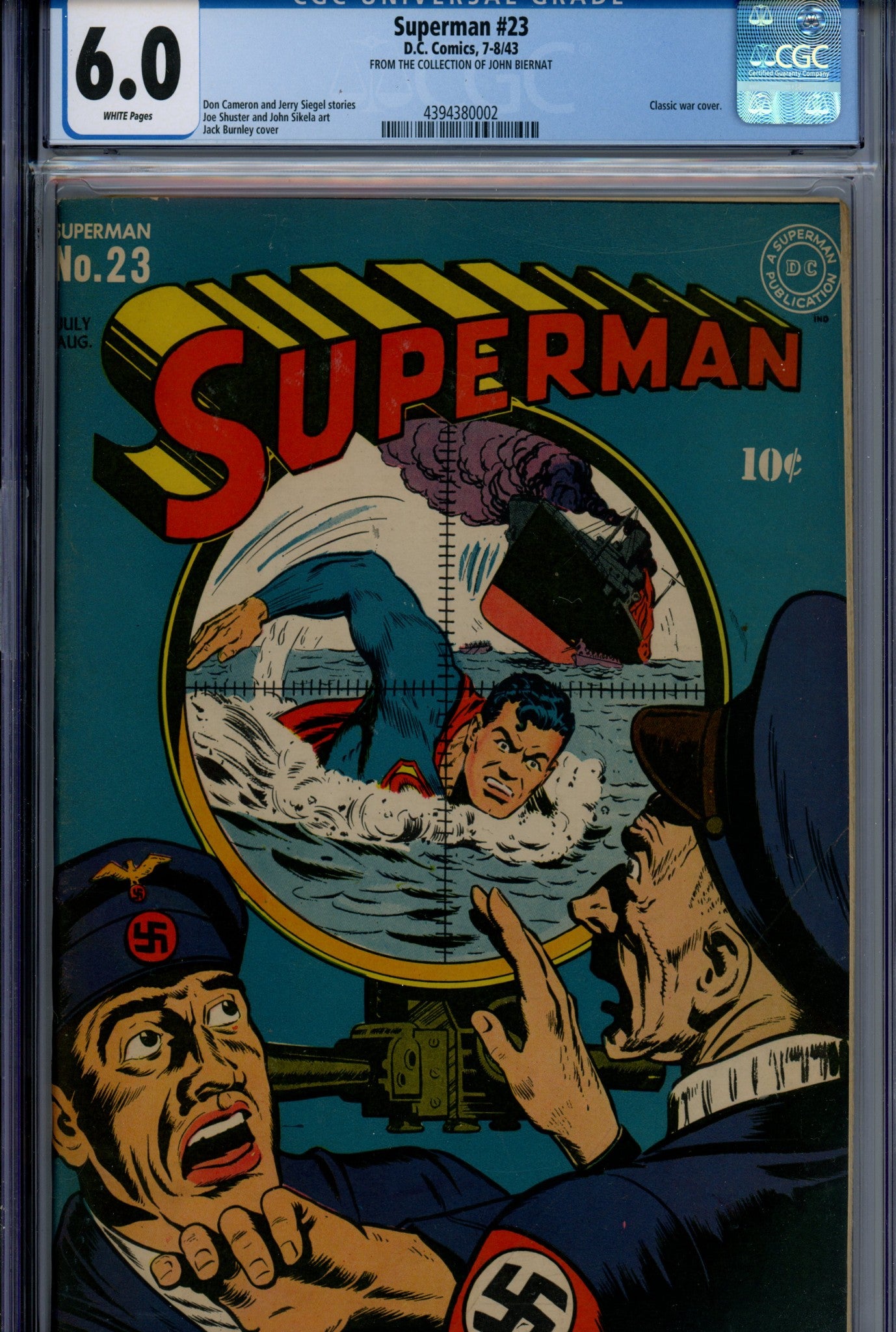 Superman Vol 1 23 CGC 6.0 (FN) (1943) 