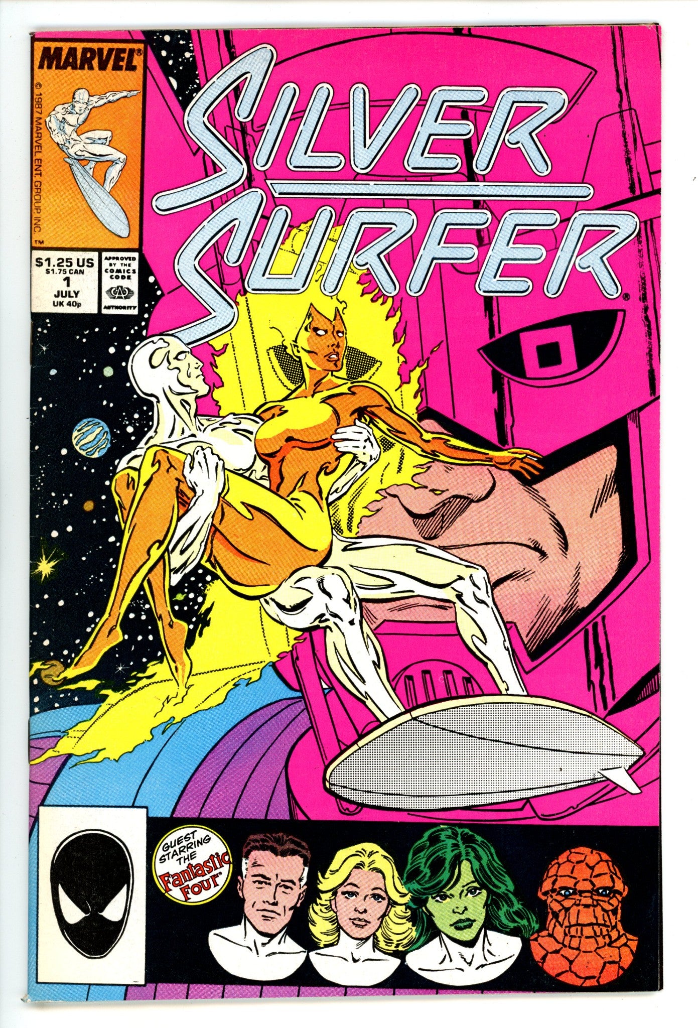 Silver Surfer Vol 3 1 FN/VF (7.0) (1987) 