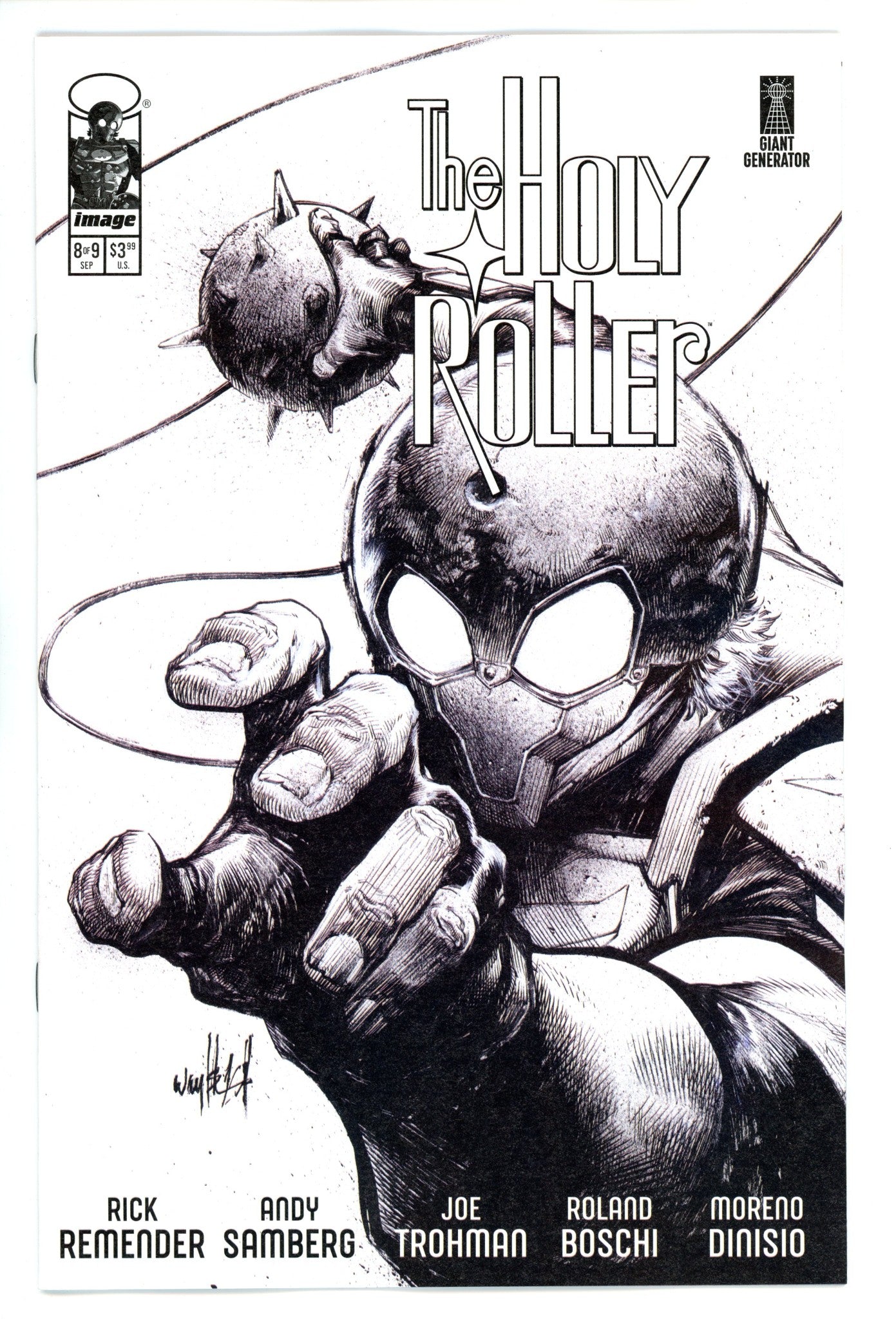 Holy Roller 8 Wayshak B&W Incentive Variant NM- (2024)