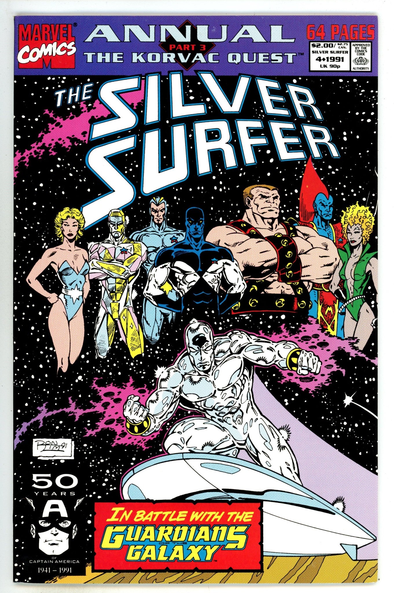 Silver Surfer Annual Vol 3 4 Mid Grade (1991) 