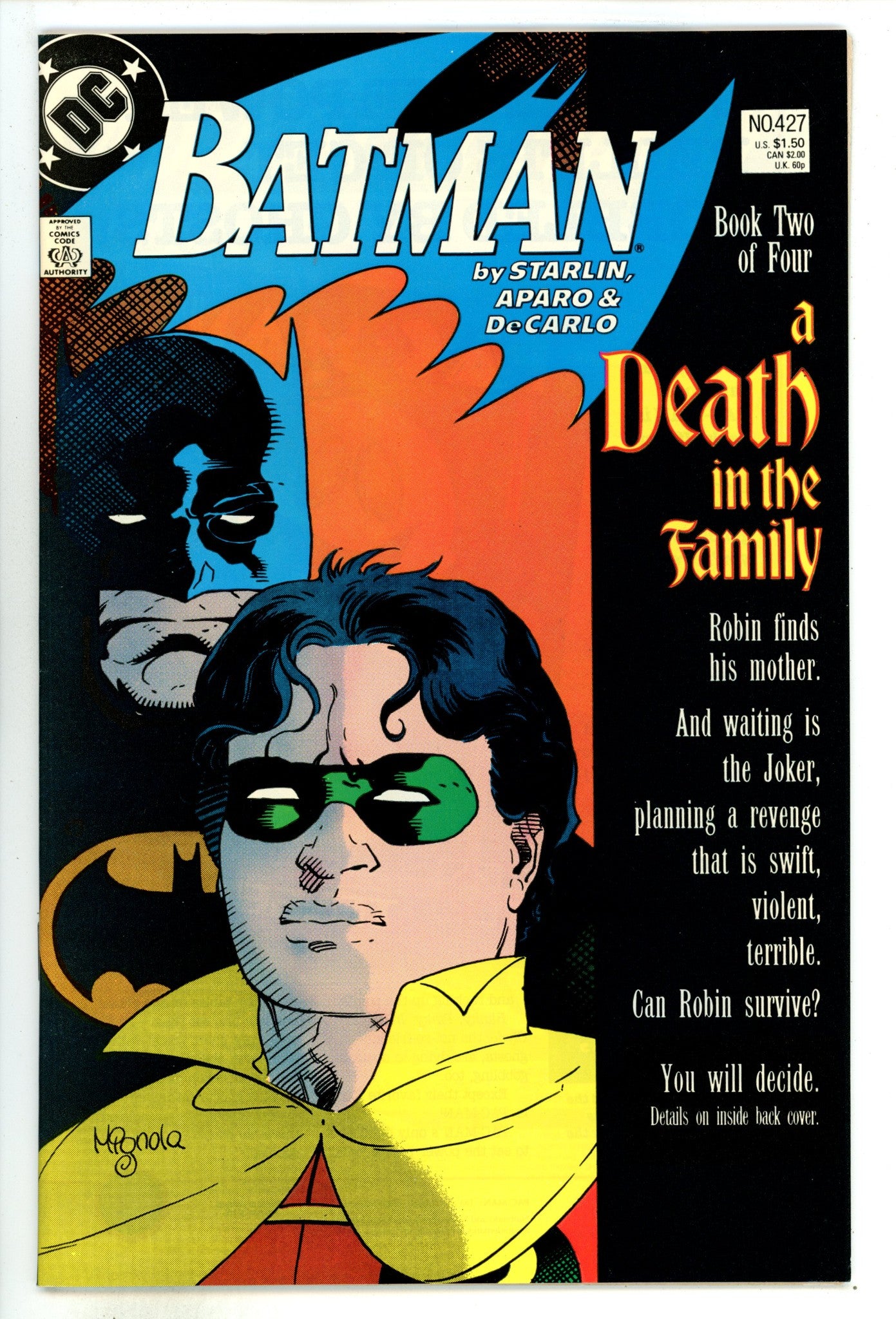 Batman Vol 1 427 VF+ (8.5) (1988) 