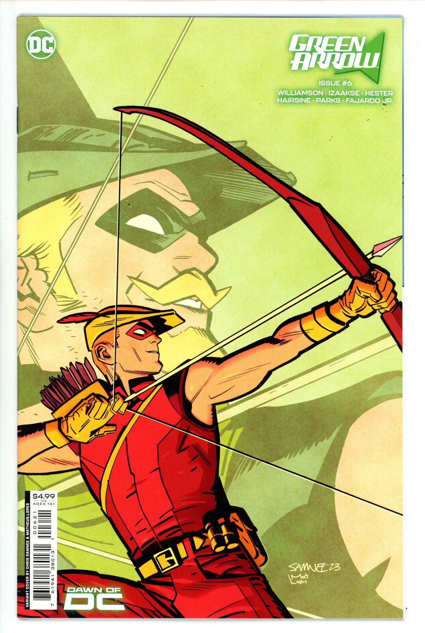 Green Arrow Vol 7 6 Samnee Variant (2023)