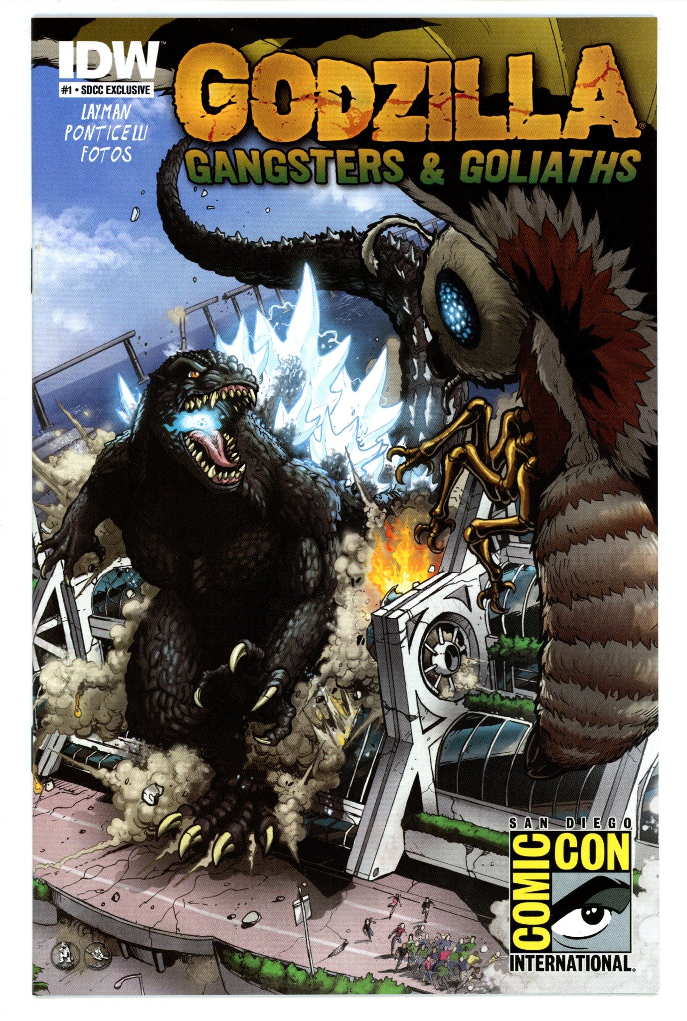 Godzilla: Gangsters and Goliaths 1 VF/NM (9.0) (2011) Frank Exclusive Variant 