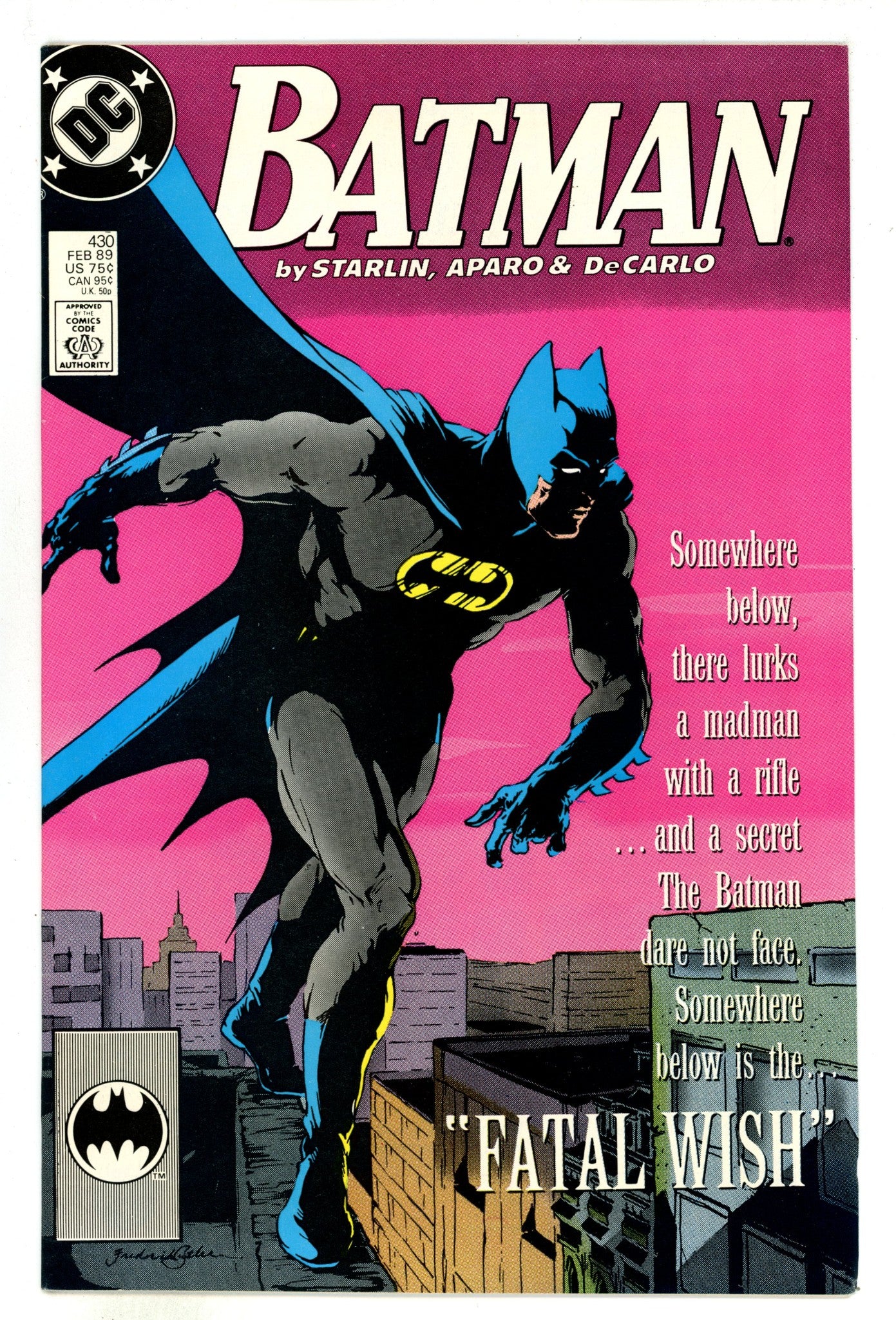 Batman Vol 1 430 High Grade (1989) 