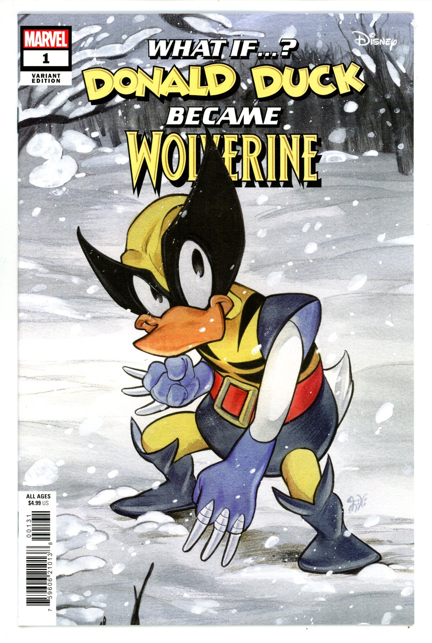 What If...? Donald Duck Became Wolverine 1 Momoko Variant (2024)