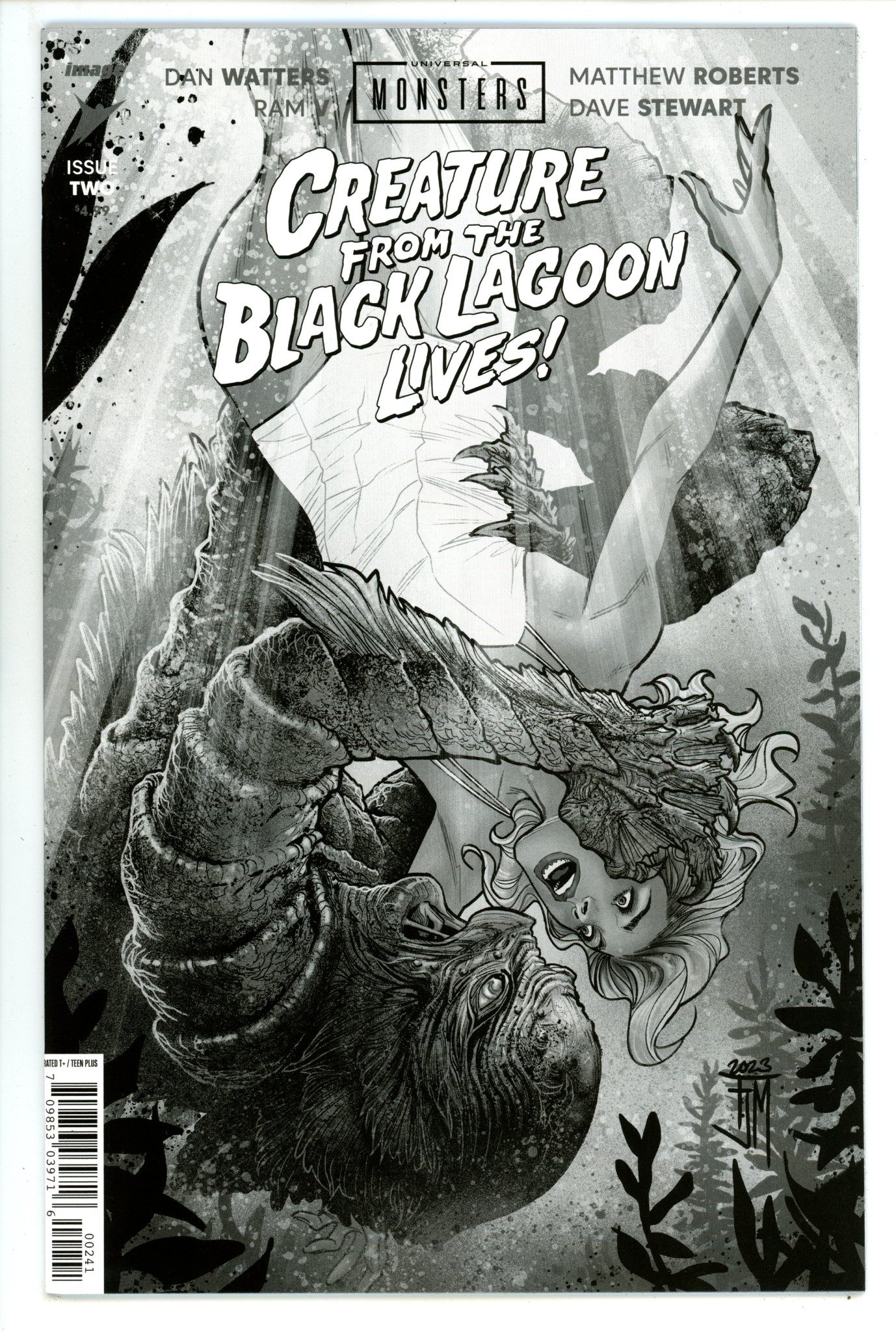 Universal Monsters Creature From The Black Lagoon Lives 2 Manapul Incentive Variant NM- (2024)