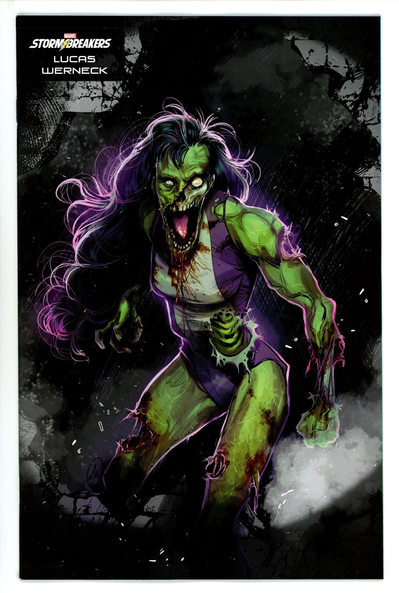 Sensational She-Hulk Vol 2 1 Werneck Stormbreaker Variant (2023)