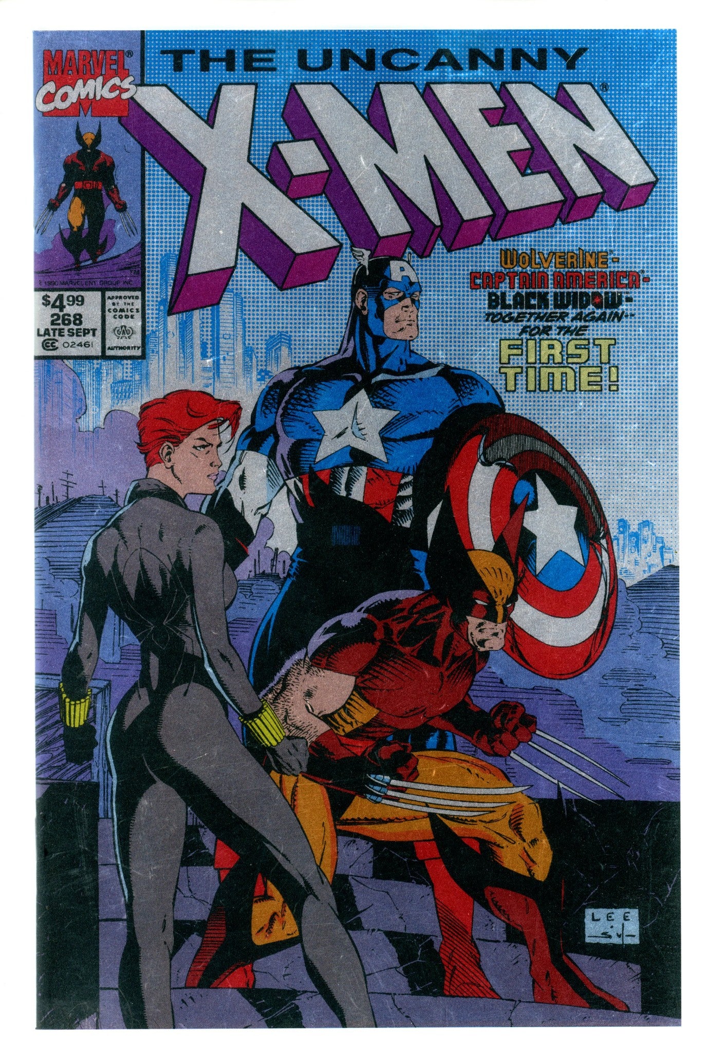 Uncanny X-Men Vol 1 268 Lee Facsimile Foil Variant (2024)