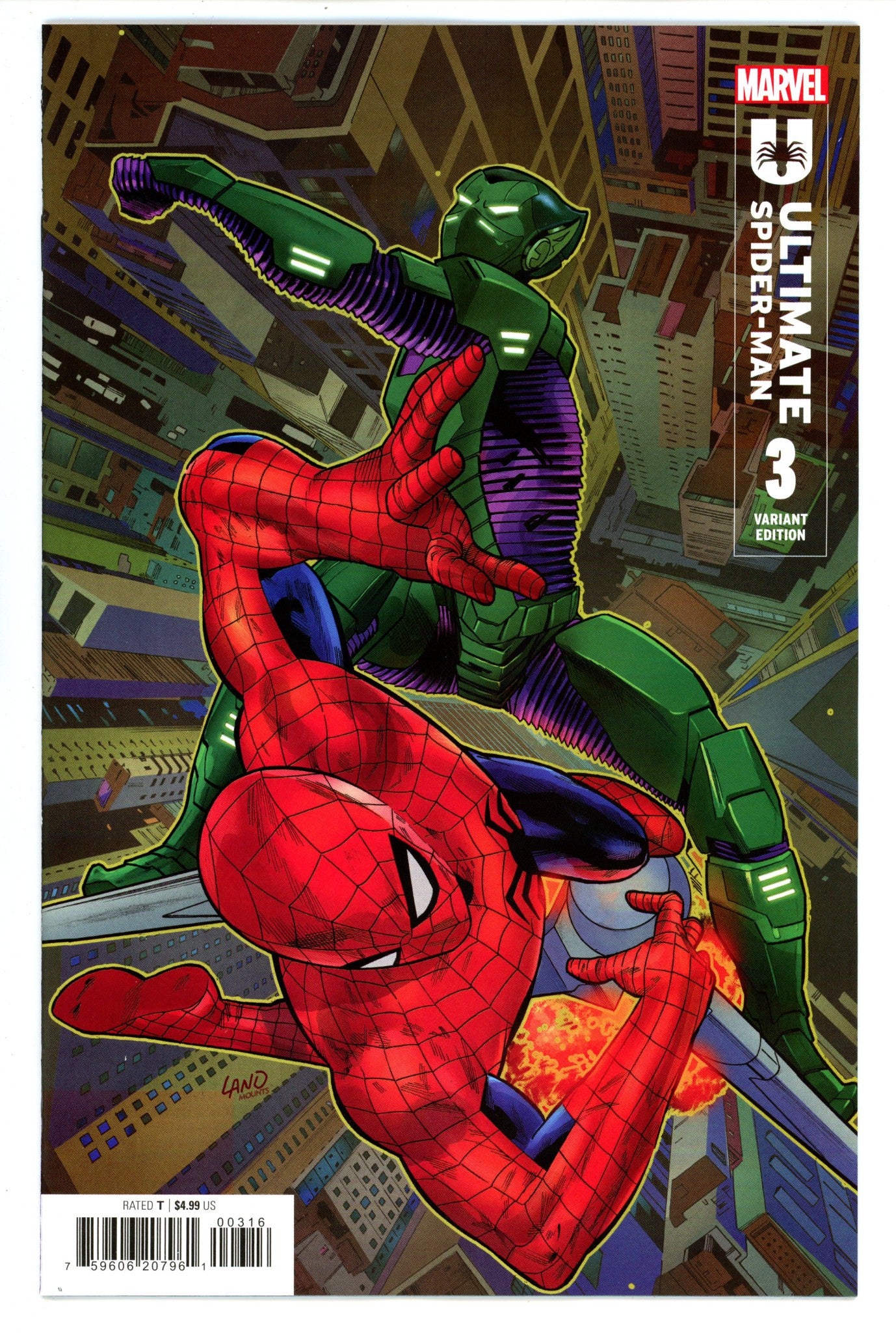 Ultimate Spider-Man Vol 2 3 Land Incentive Variant NM- (2024)