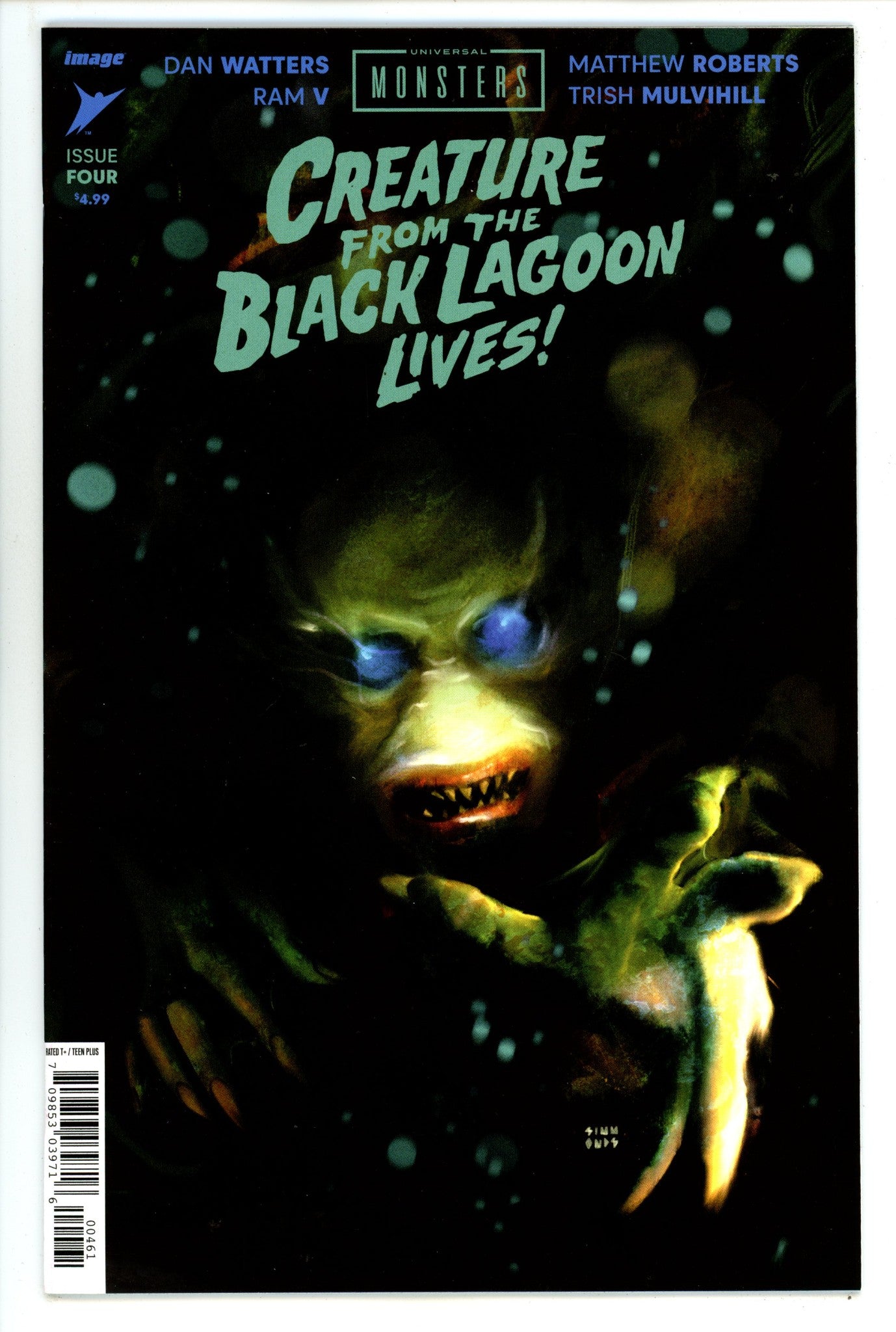 Universal Monsters Creature From The Black Lagoon Lives!  4 Simmonds  Incentive Variant NM  (2024)