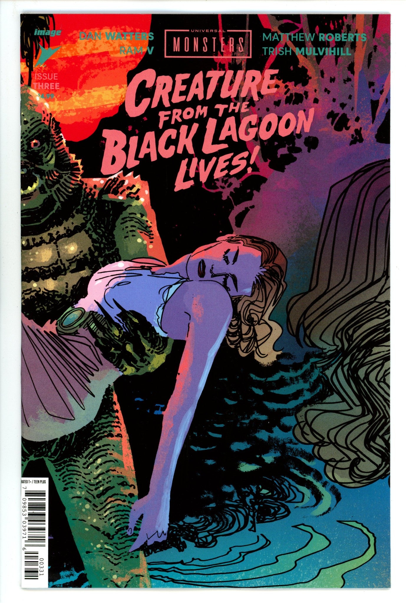 Universal Monsters Creature From The Black Lagoon Lives 3 Dani Connecting Incentive Variant NM (2024)