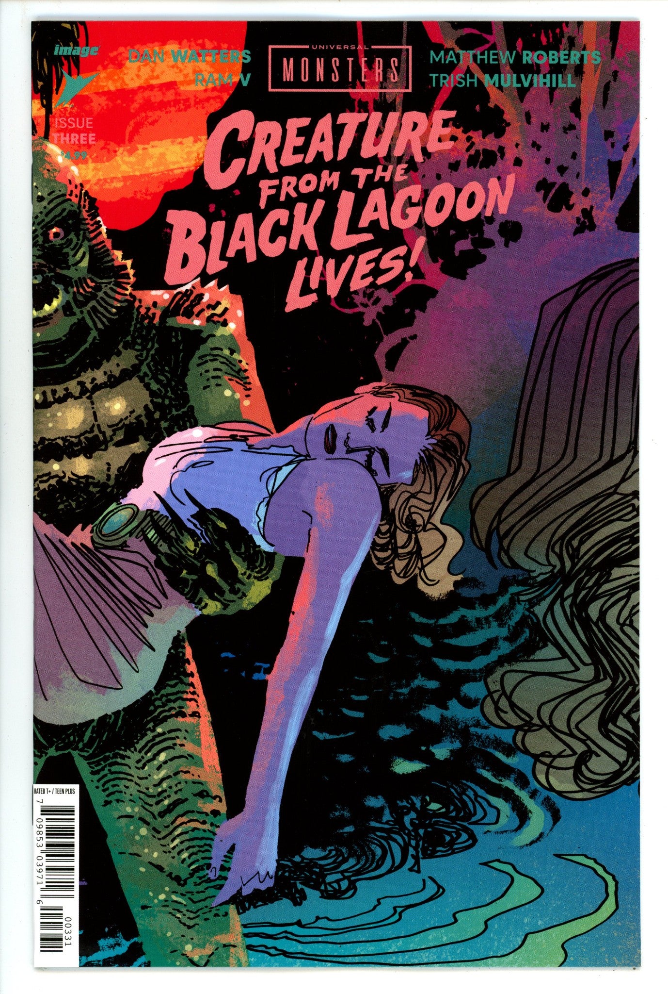 Universal Monsters Creature From The Black Lagoon Lives 3 Dani Connecting Incentive Variant NM+ (2024)