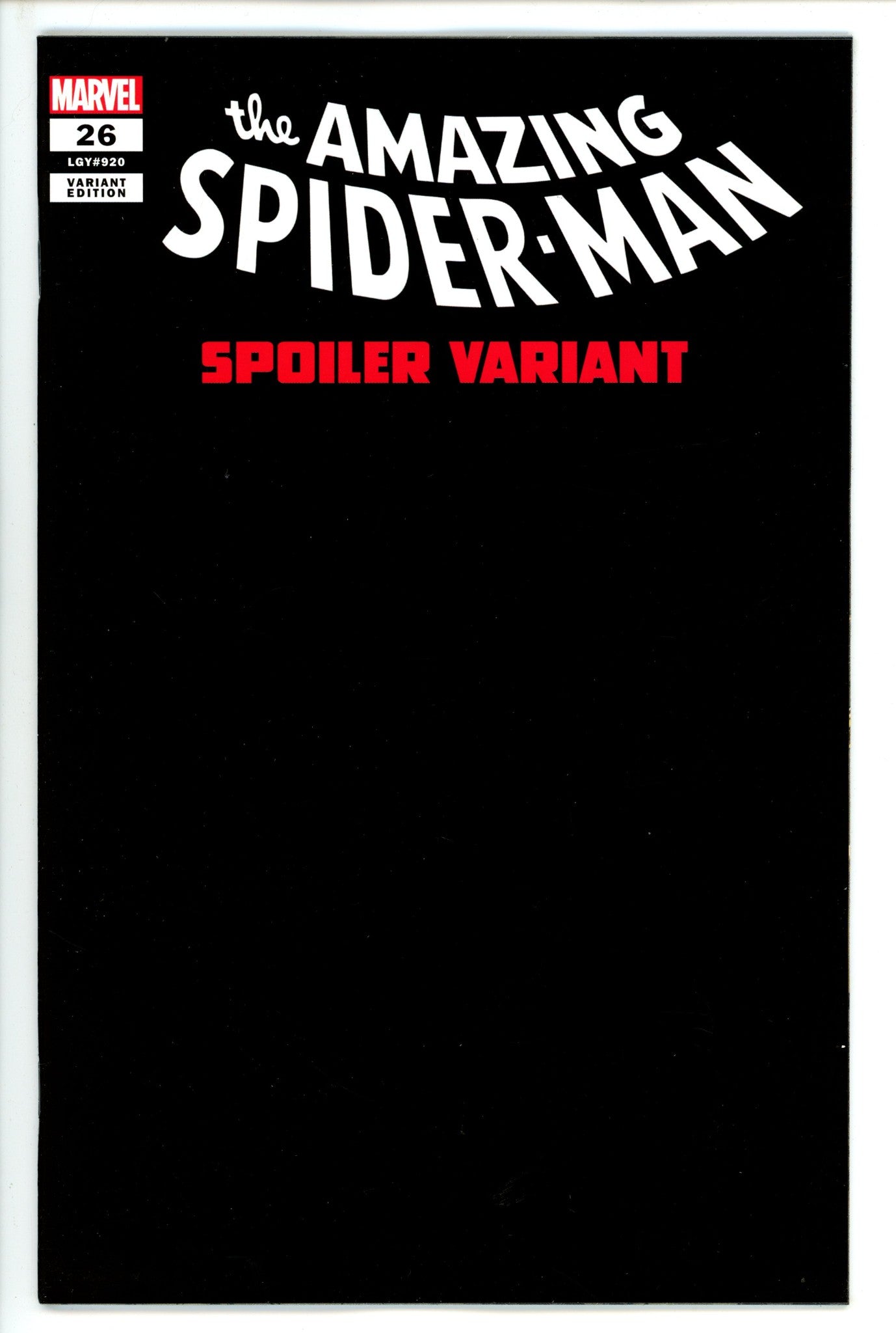 Amazing Spider-Man Vol 6 26 Frank Spoiler Variant (2023)