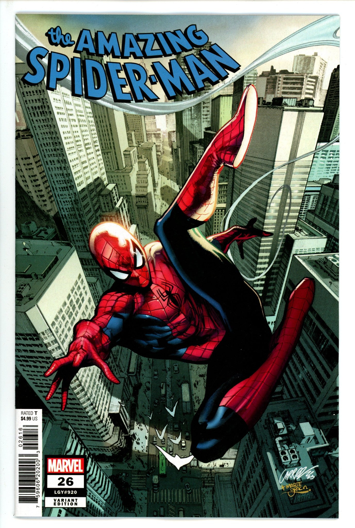 Amazing Spider-Man Vol 6 26 Larraz Incentive Variant NM- (2023)