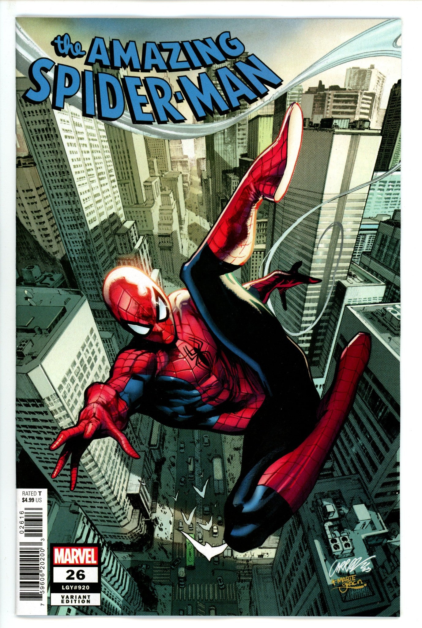 Amazing Spider-Man Vol 6 26 Larraz Incentive Variant NM (2023)