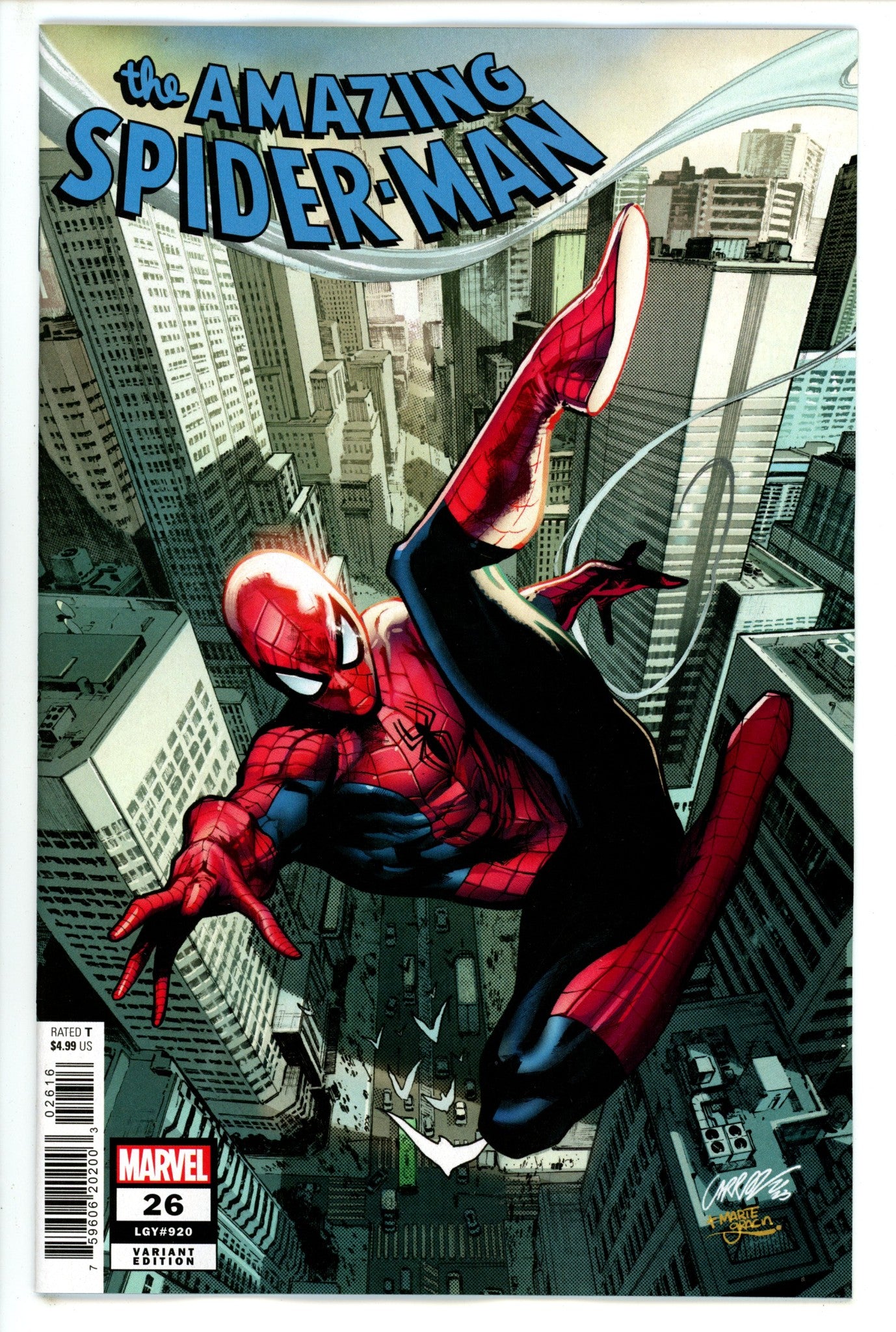 Amazing Spider-Man Vol 6 26 Larraz Incentive Variant NM+ (2023)