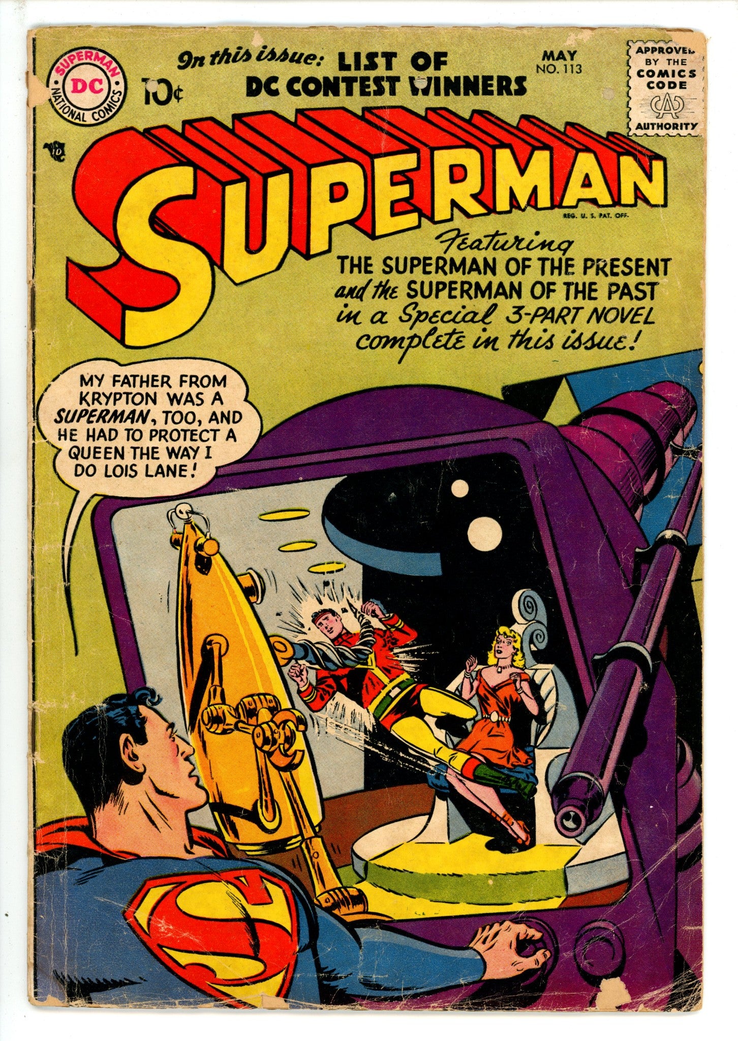 Superman Vol 1 113 GD+ (1957)