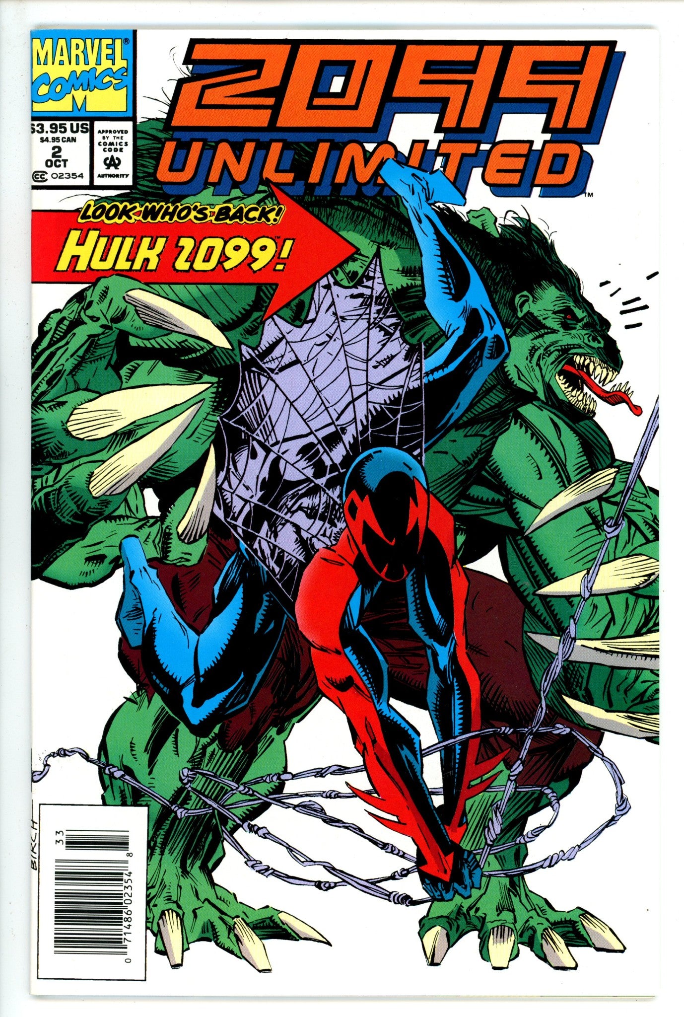 2099 Unlimited 2 Newsstand VF+ (1993)