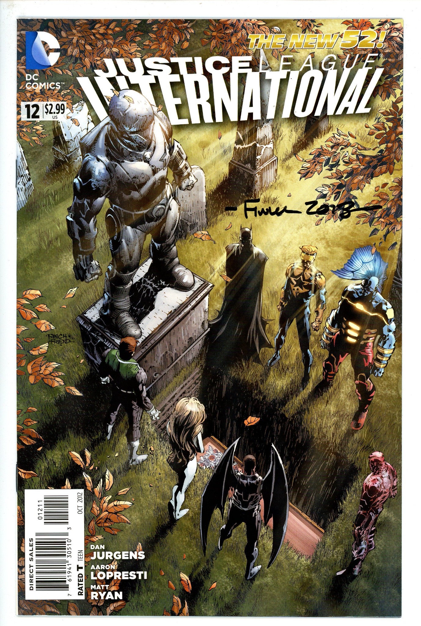 Justice League International 12 Finch Variant-DC-CaptCan Comics Inc
