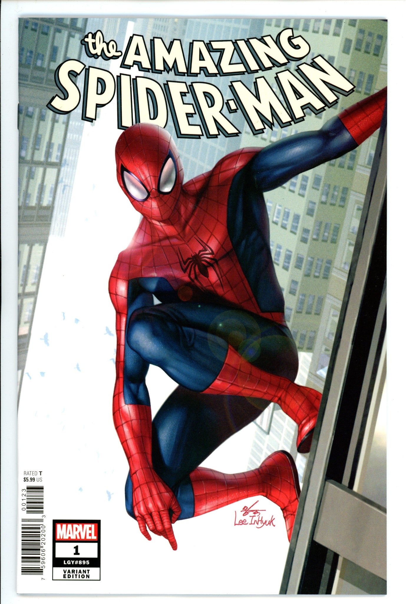 Amazing Spider-Man Vol 6 1 Inhyuk Lee Variant (2022)