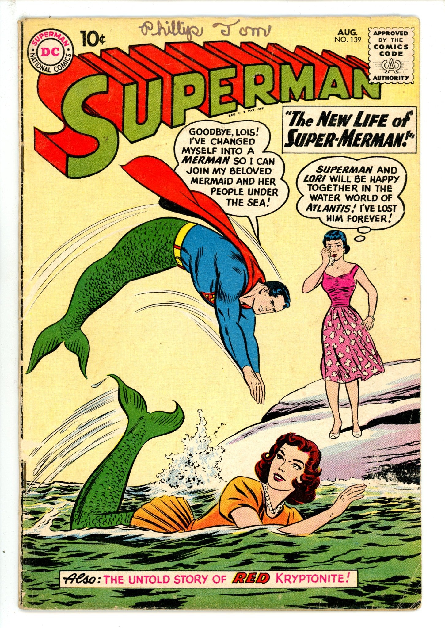 Superman Vol 1 139 VG- (1960)