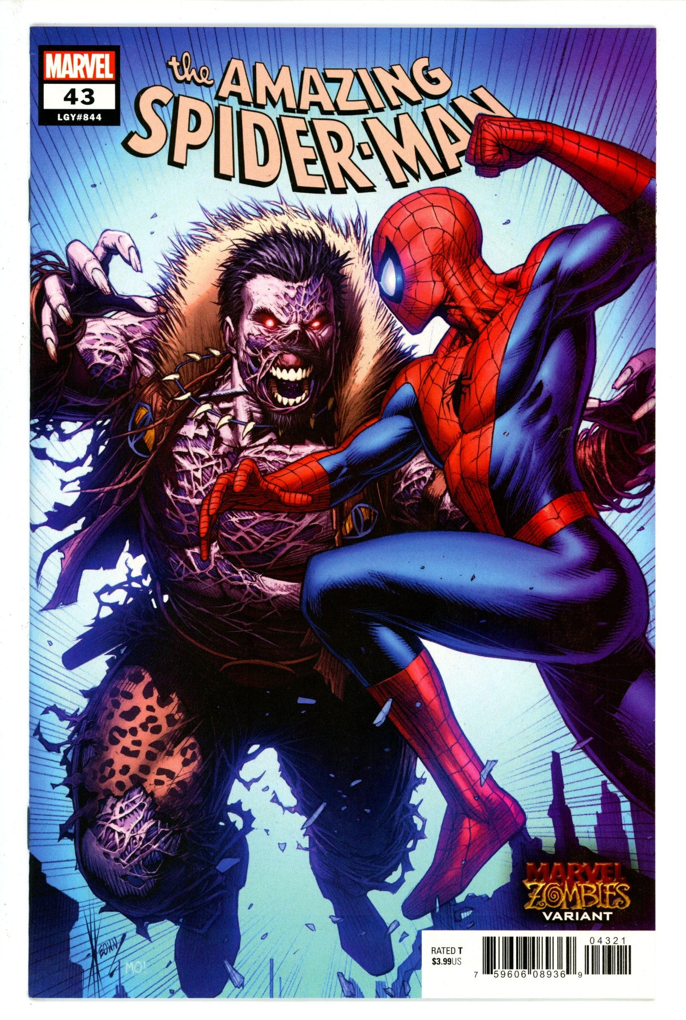 Amazing Spider-Man Vol 5 43 (844) Keown Variant