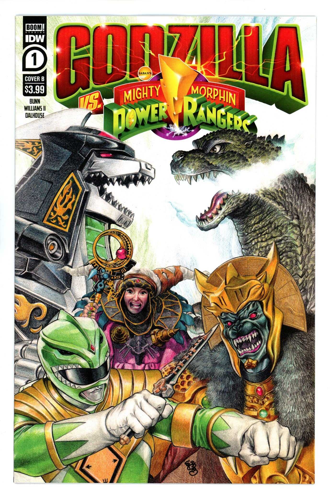 Godzilla vs Mighty Morphin Power Rangers 1 Su Variant