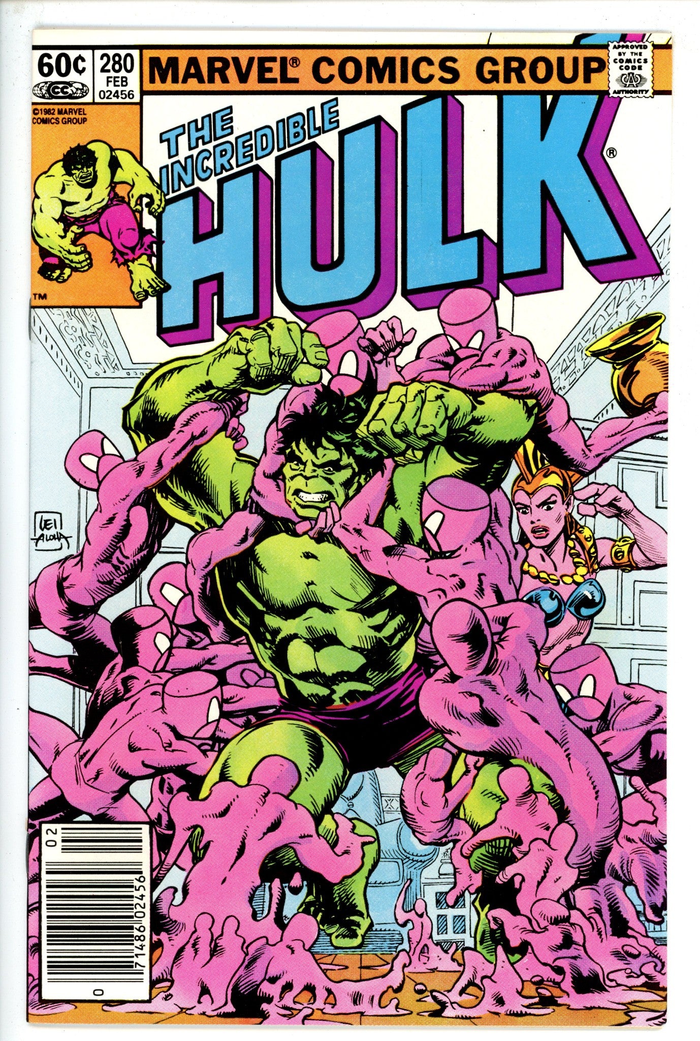 The Incredible Hulk Vol 1 280 Newsstand-Marvel-CaptCan Comics Inc