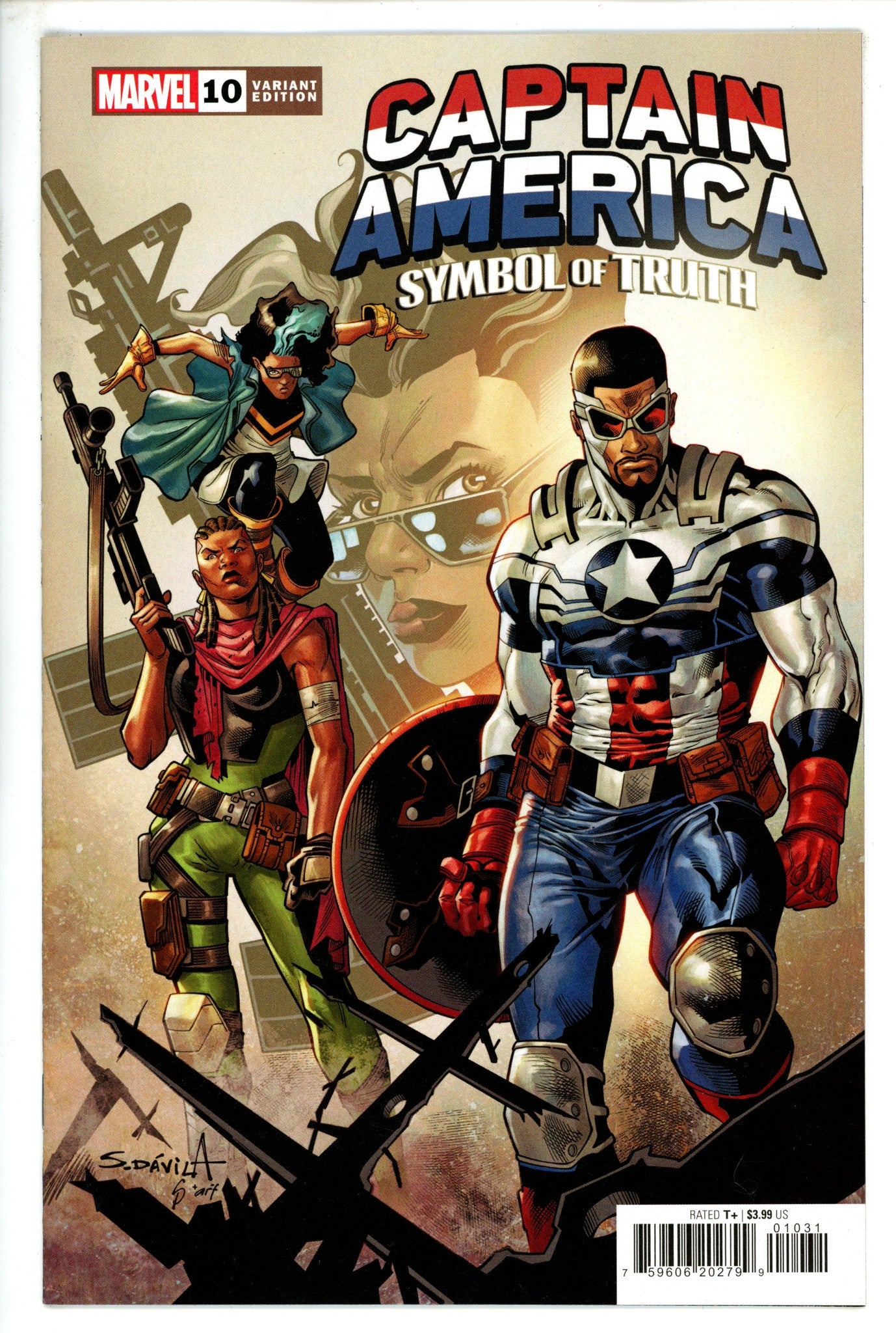 Captain America Symbol Of Truth 10 Davila Variant (2023)