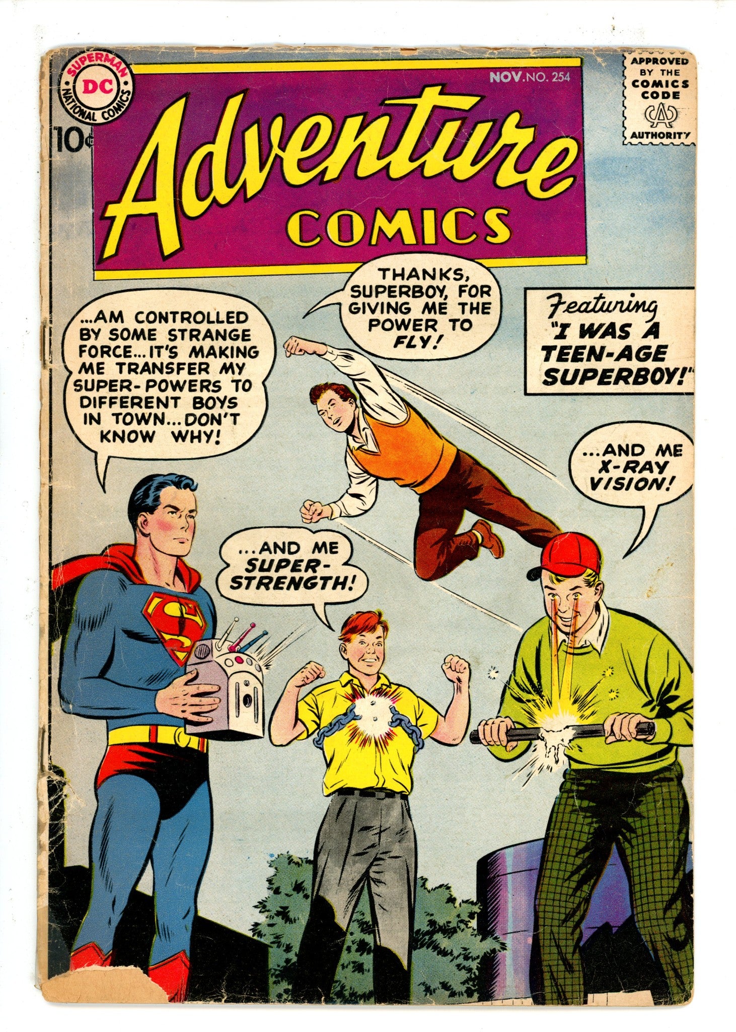 Adventure Comics Vol 1 254 GD