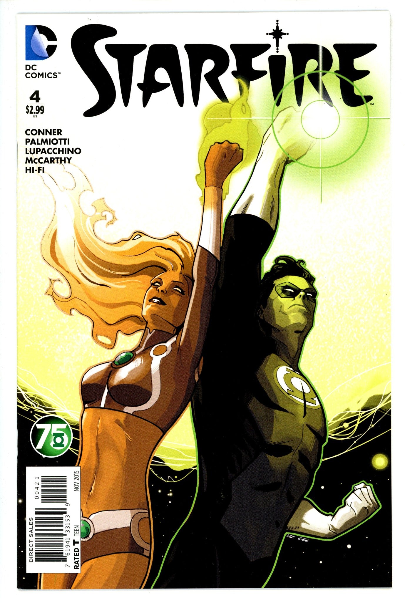 Starfire Vol 2 4 Green Lantern Variant