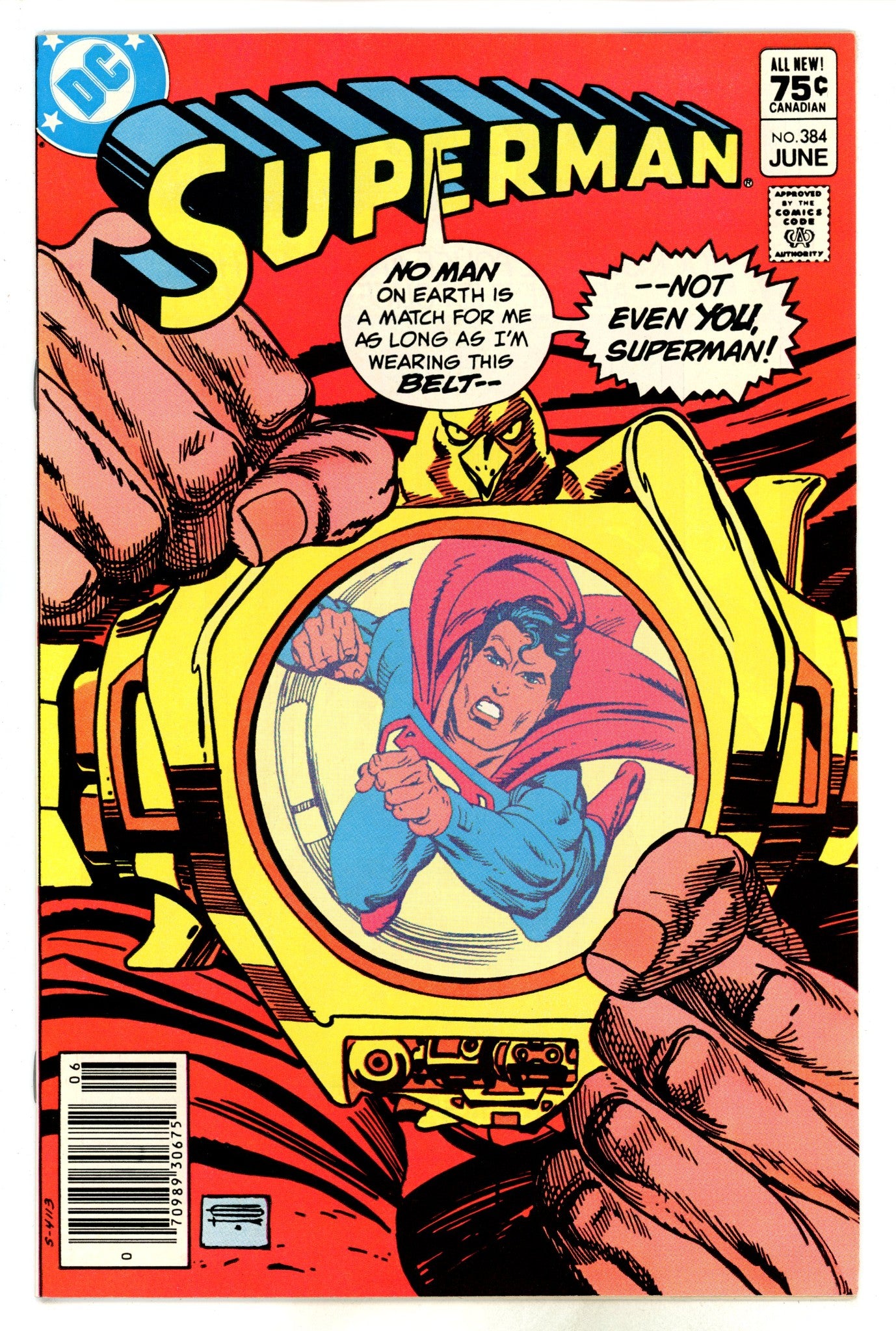 Superman Vol 1 384 Canadian NM-