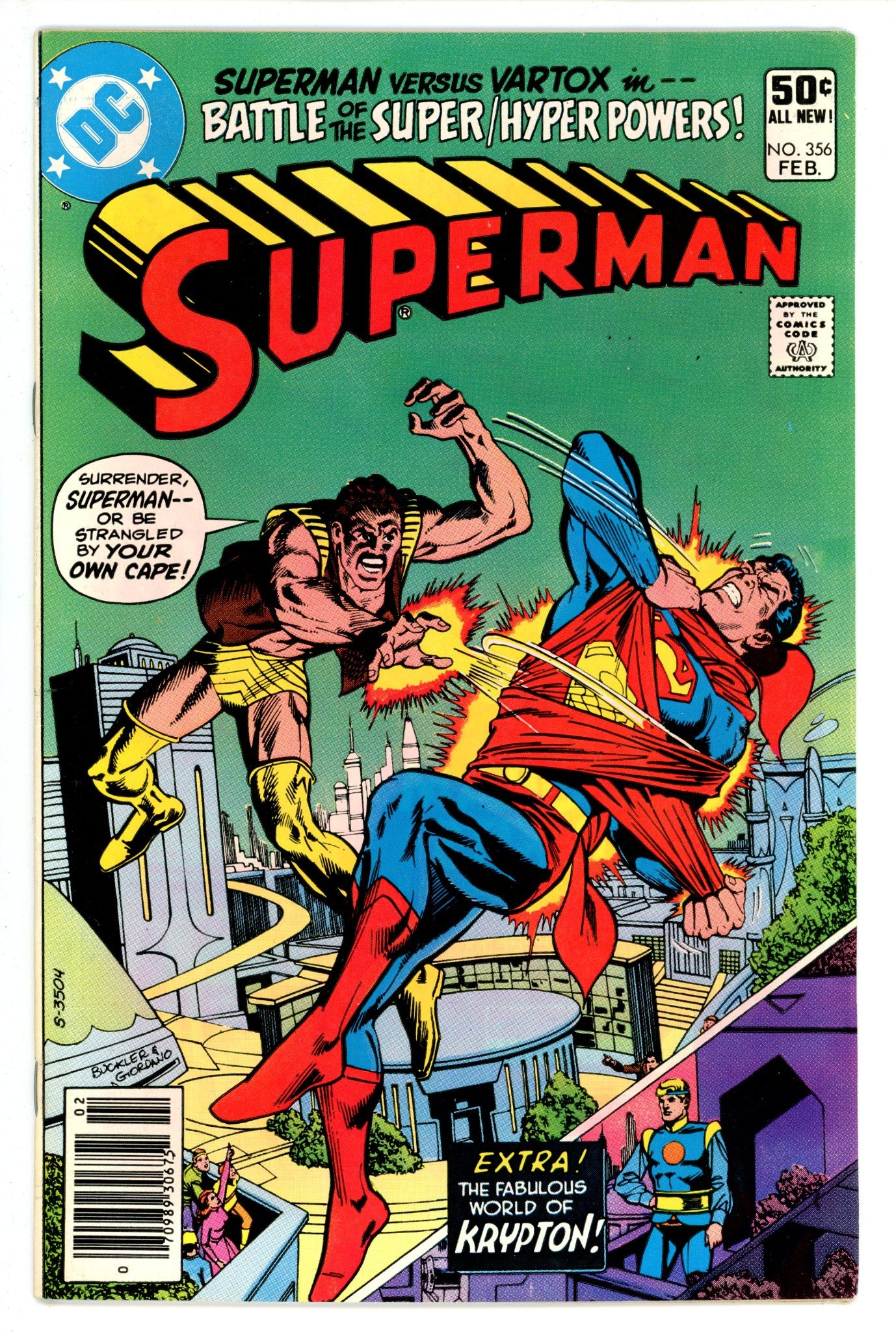 Superman Vol 1 356 Newsstand (1980)