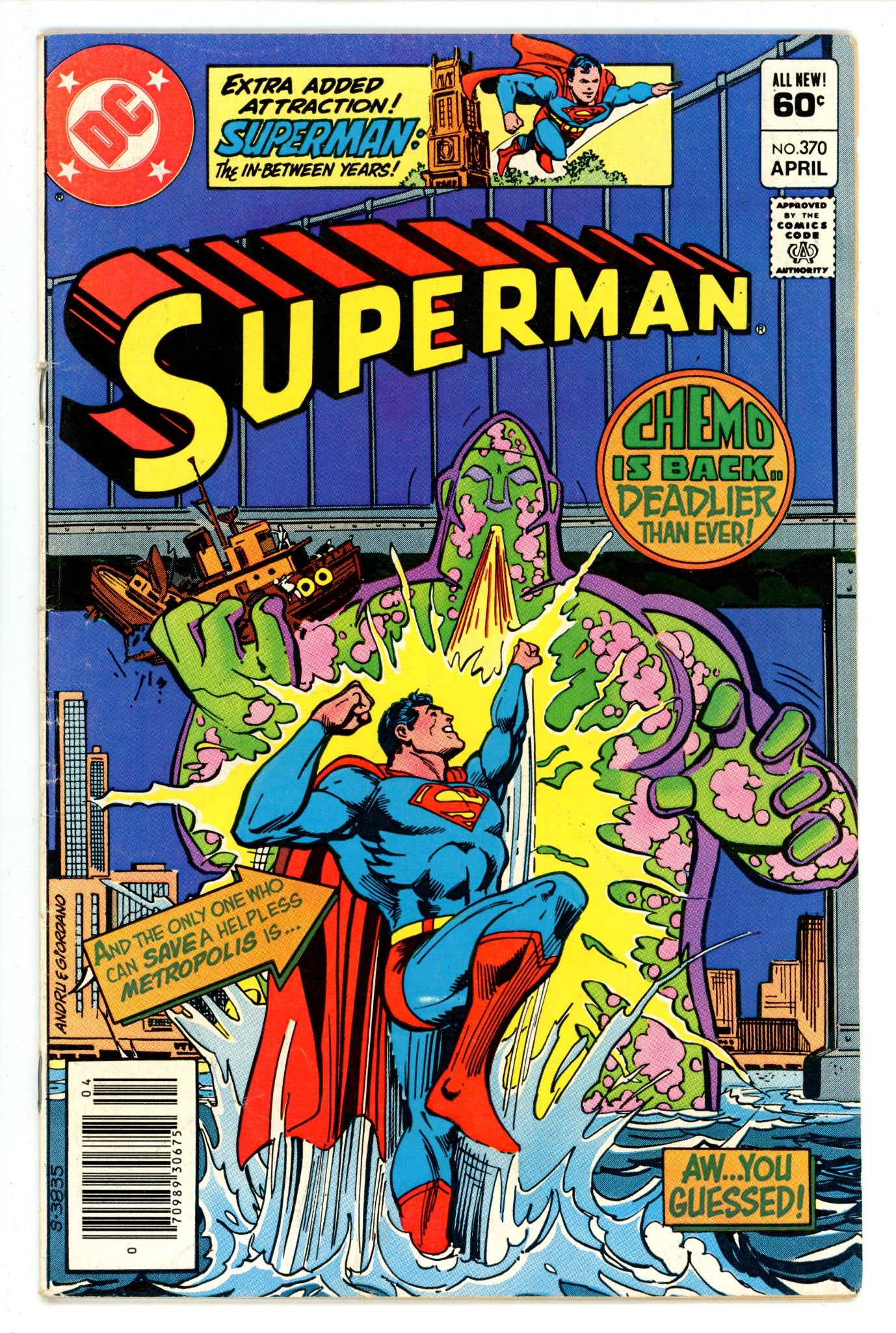 Superman Vol 1 370 Newsstand (1981)