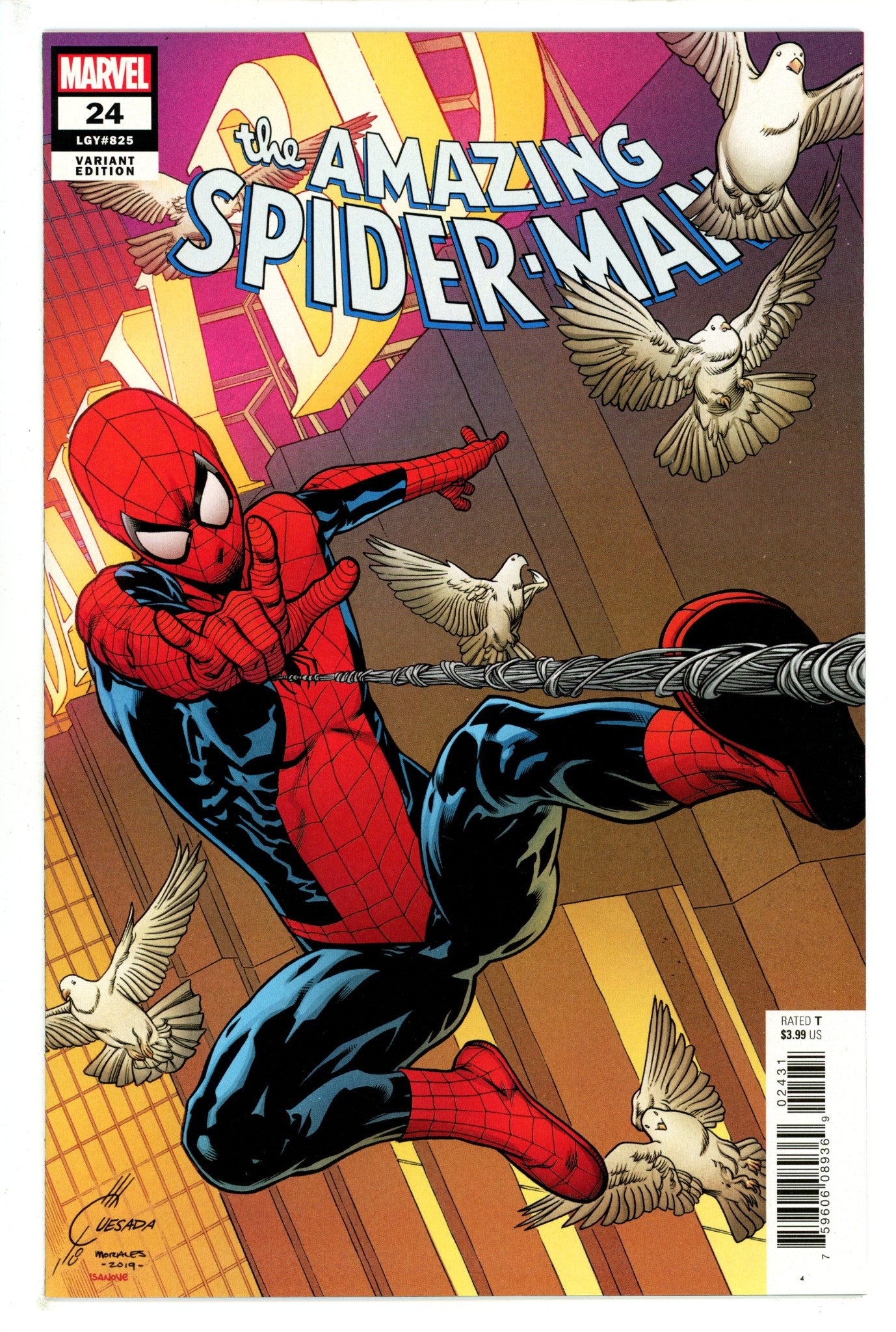 Amazing Spider-Man Vol 5 24 (825) Quesada Variant (2019)