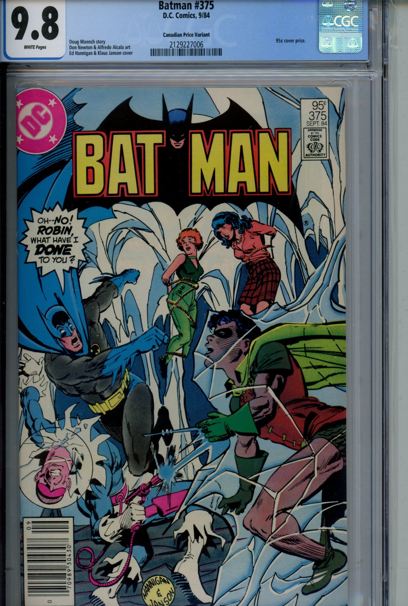 Batman Vol 1 375 CGC 9.8 (1984)