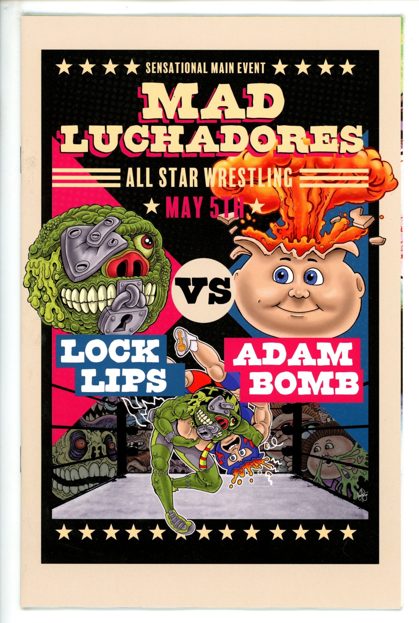 Madballs Vs Garbage Pail Kids Slime Again 1 Haeser Poster Variant (2023)