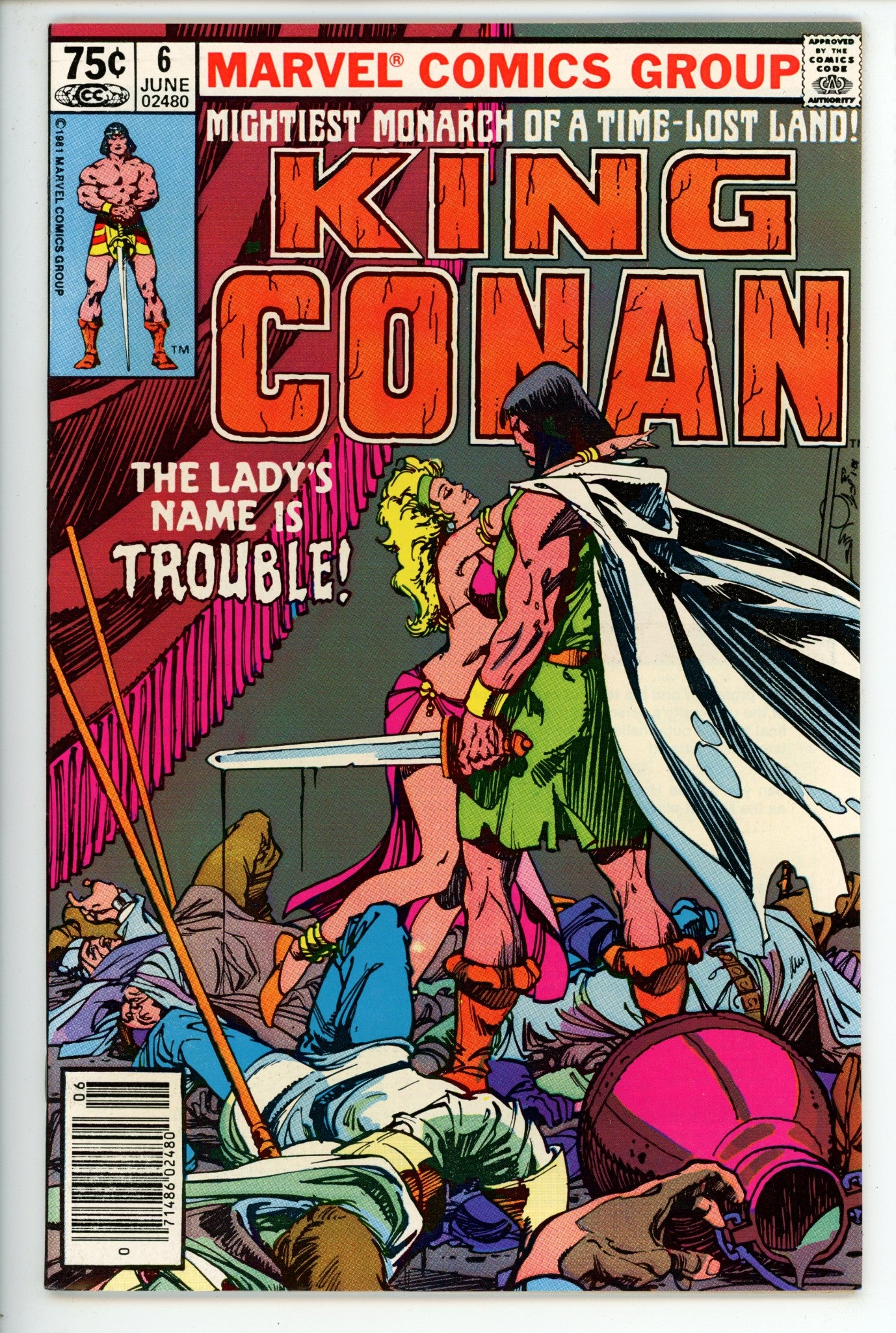 King Conan 6 Newsstand