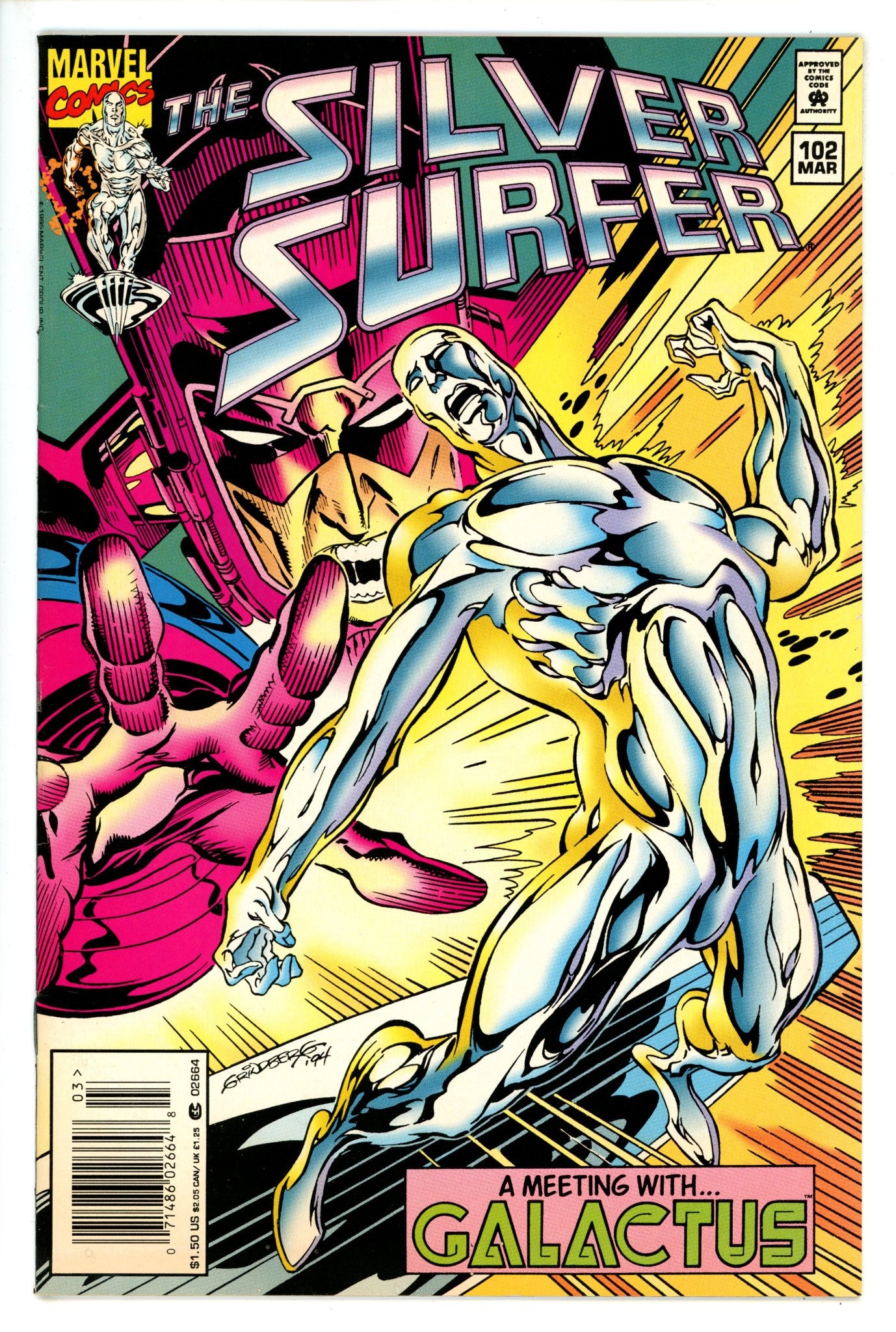 Silver Surfer Vol 3 102 Newsstand VF-