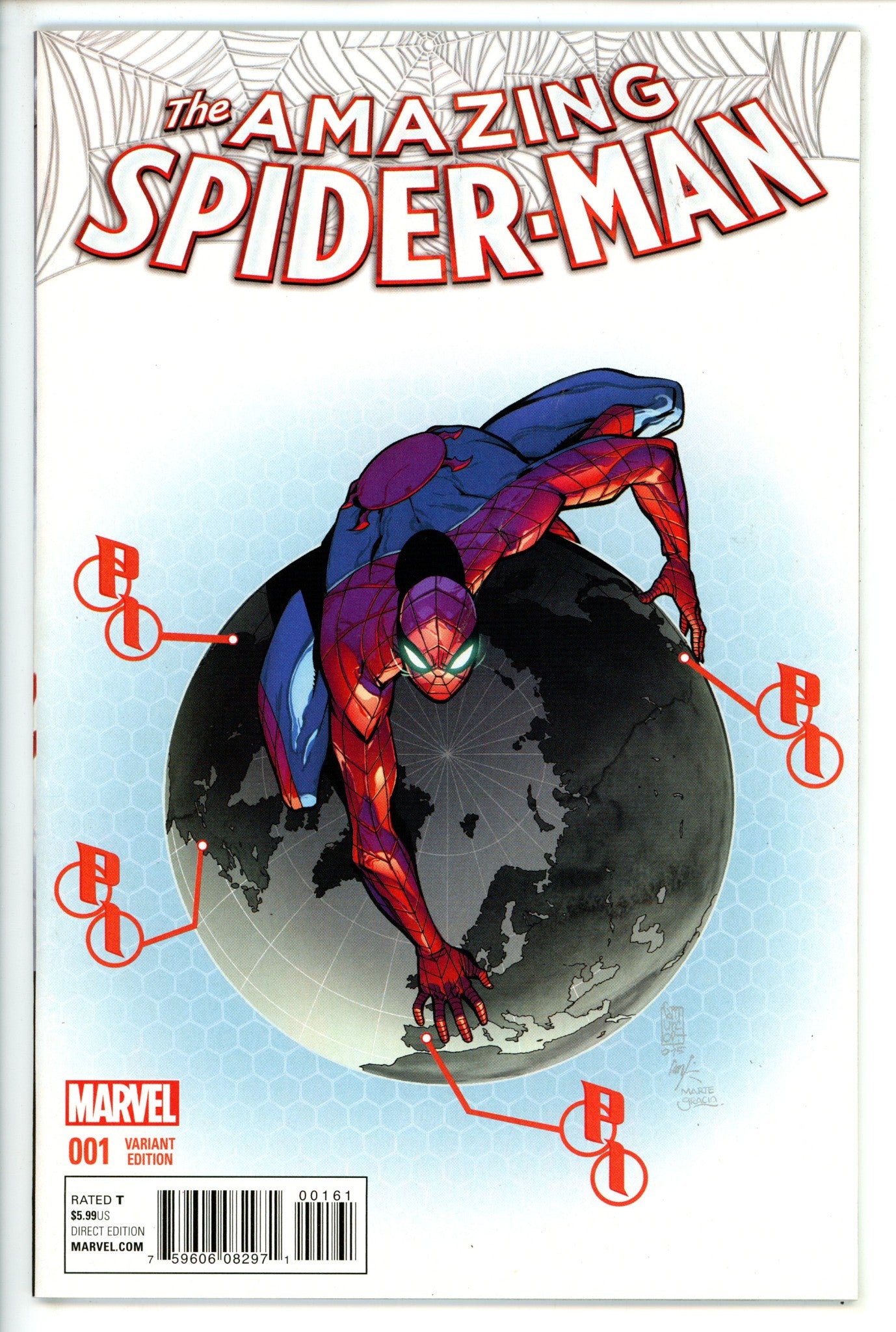 Amazing Spider-Man Vol 4 1 Camuncoli Variant NM