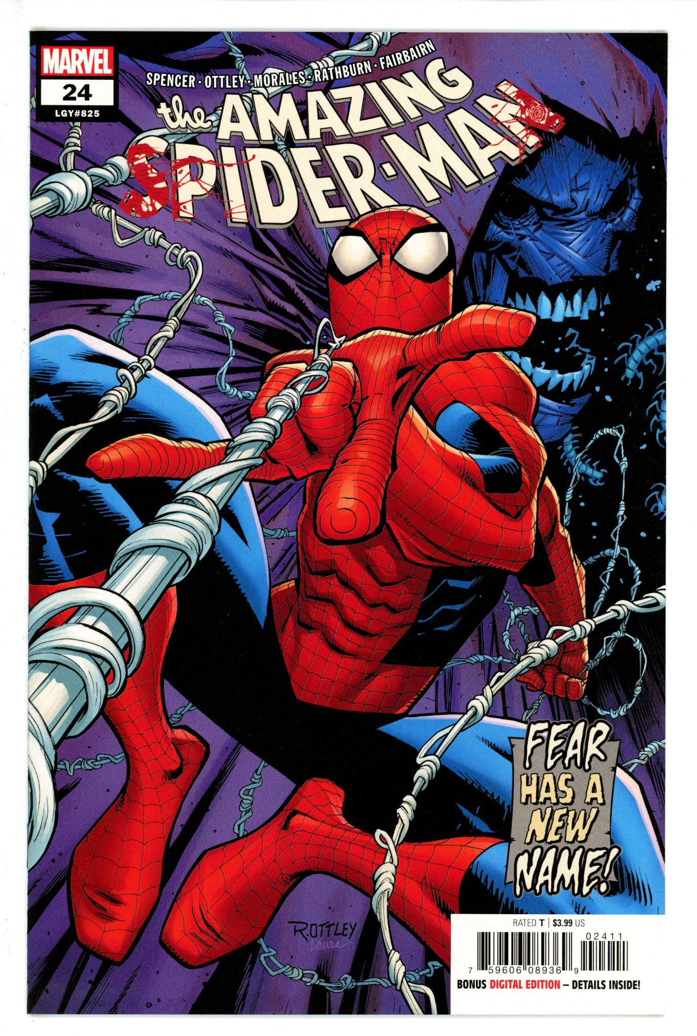 Amazing Spider-Man Vol 5 24 (825) Secret Bloody Variant