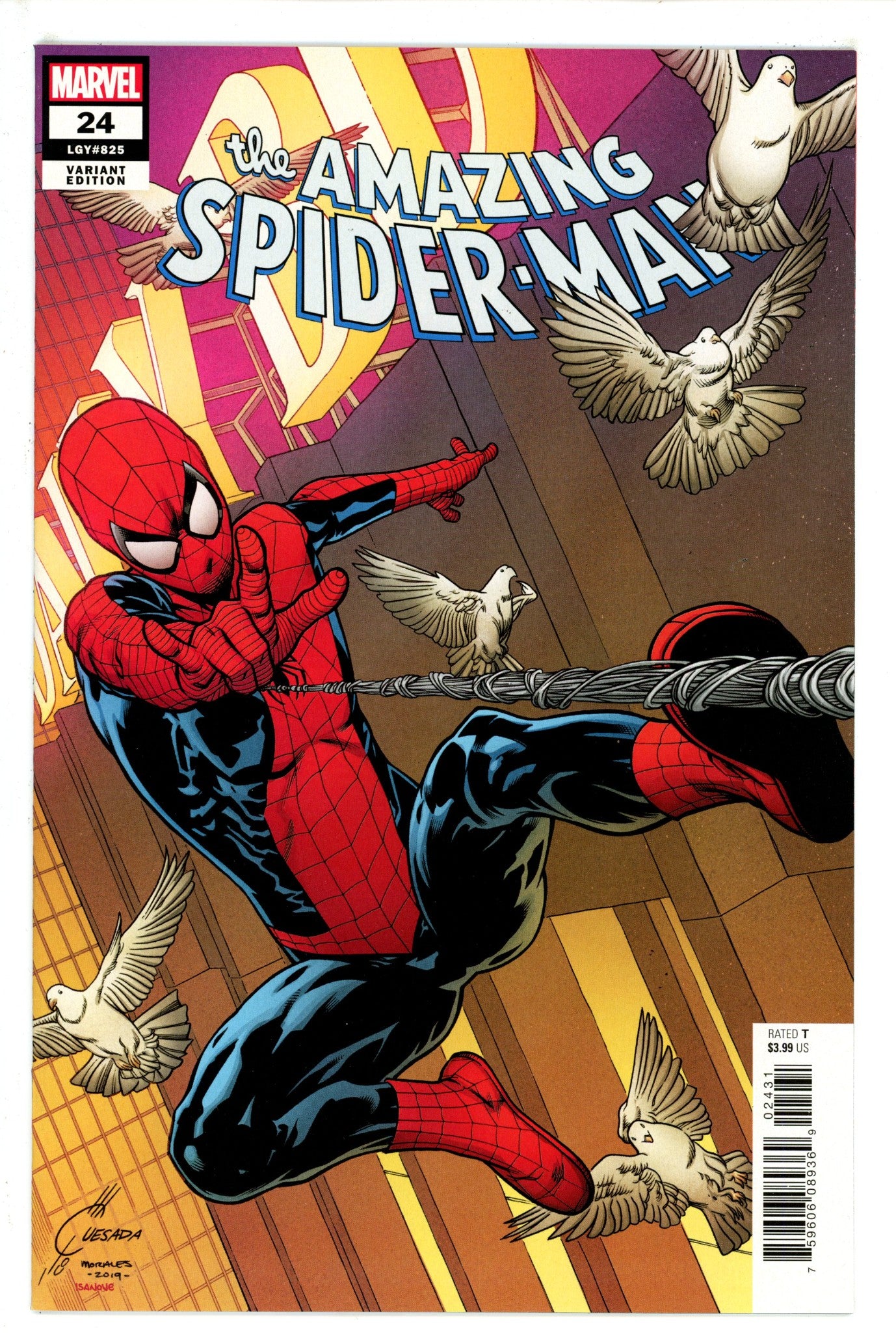 Amazing Spider-Man Vol 5 24 (825) Quesada Variant