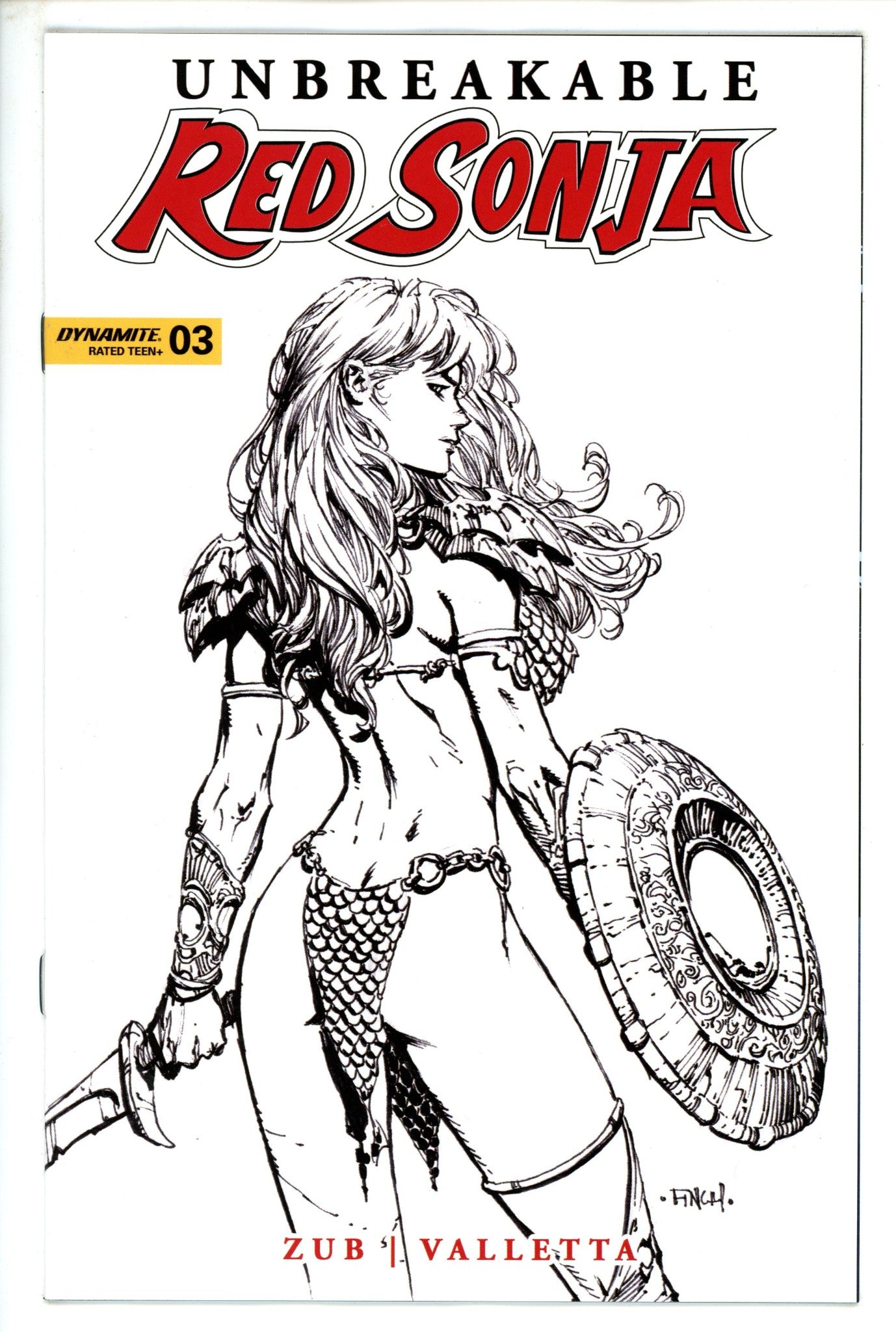 Unbreakable Red Sonja 3 Finch Variant (2023)