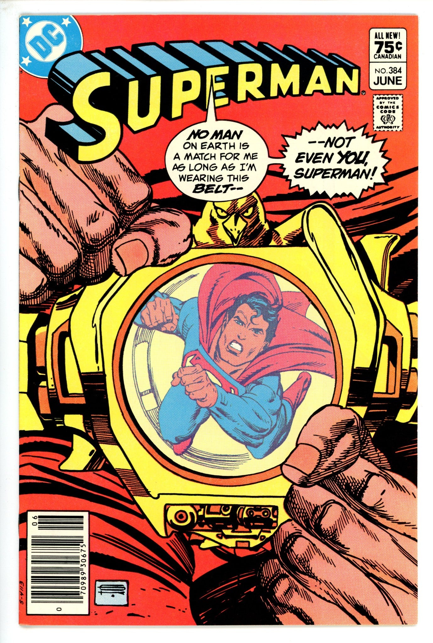 Superman Vol 1 384 Canadian VF+